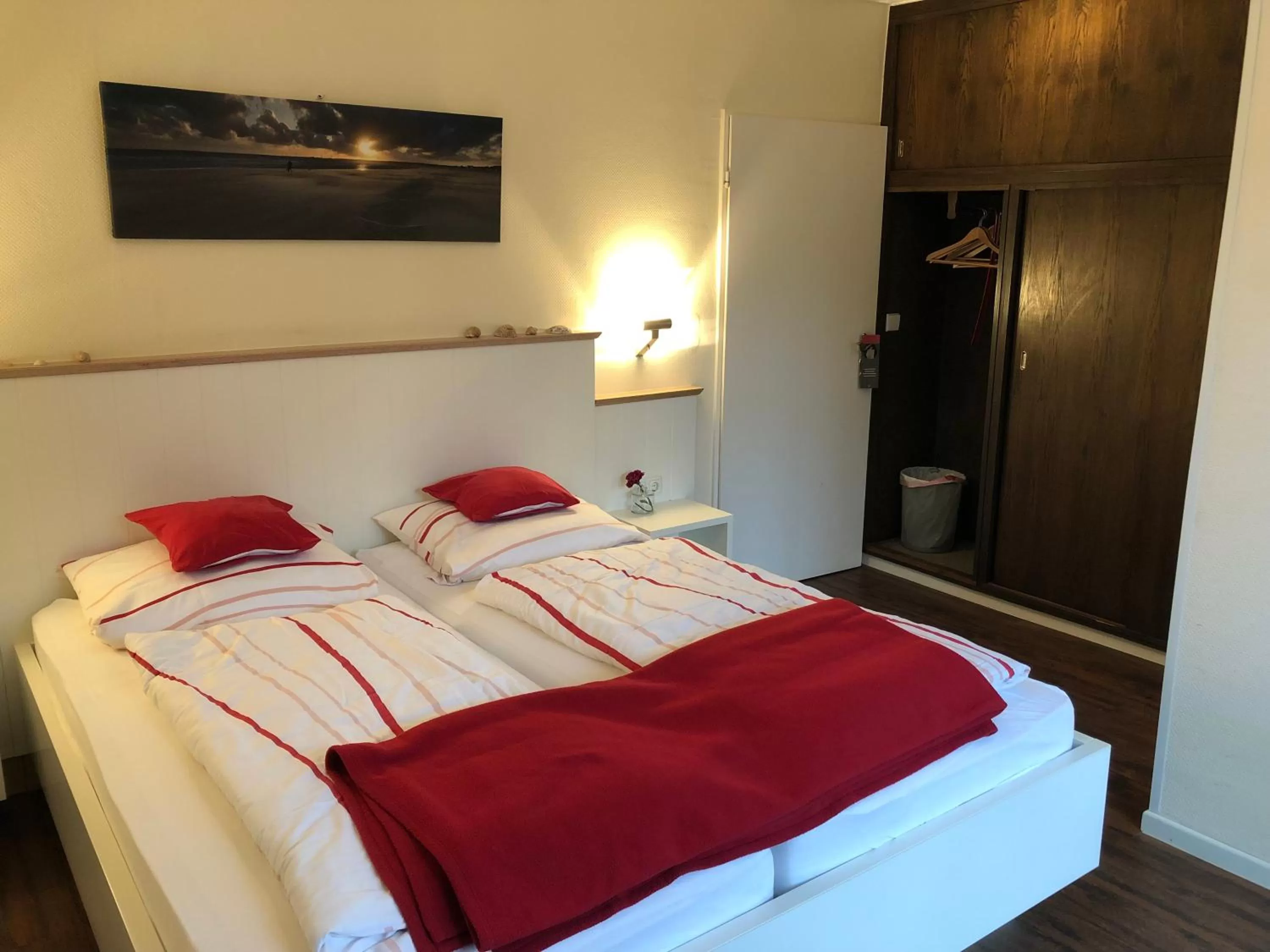 Bed in Hotel garni Seeluft Büsum