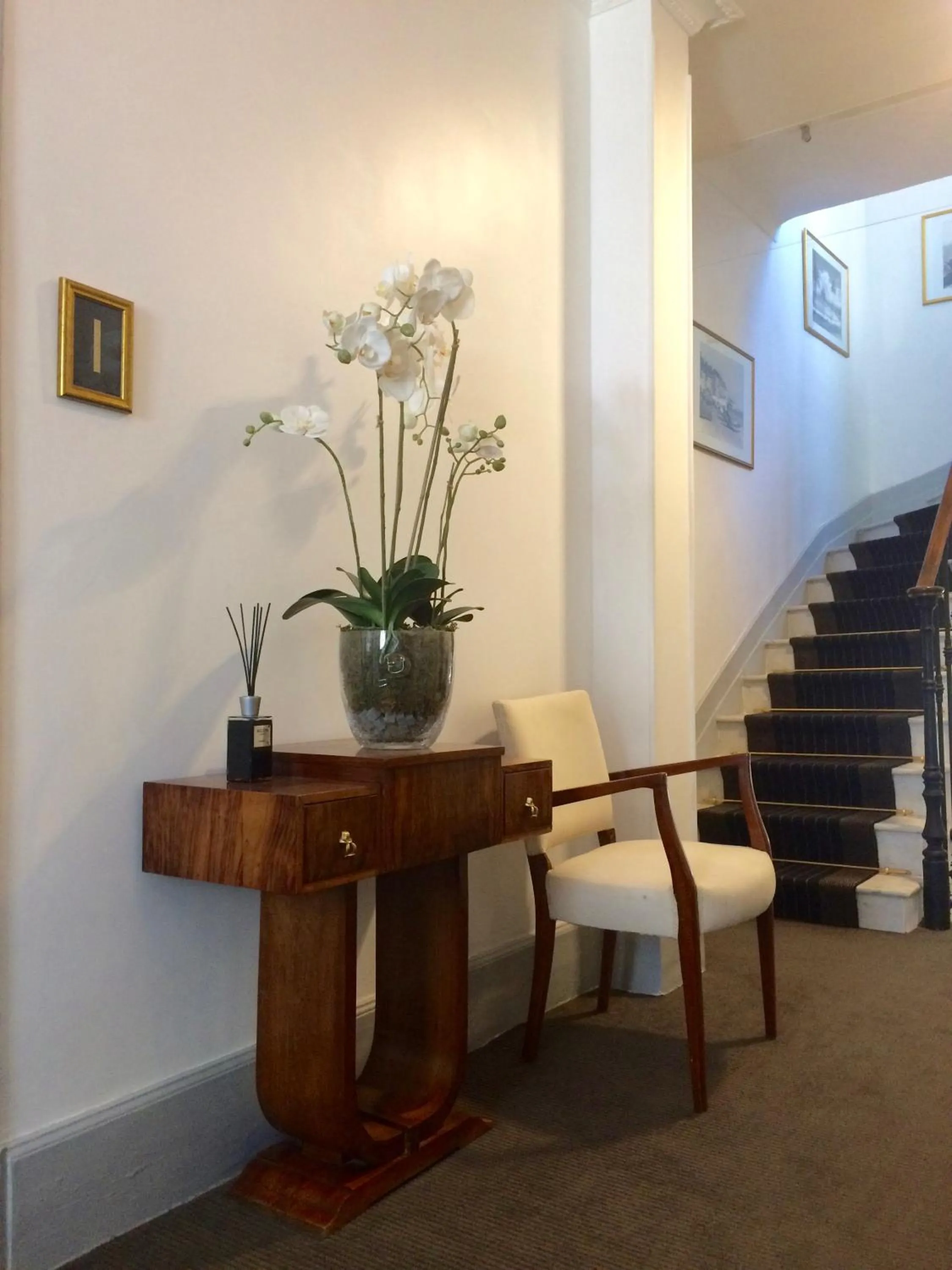 Seating area in Hotel Villa Rose