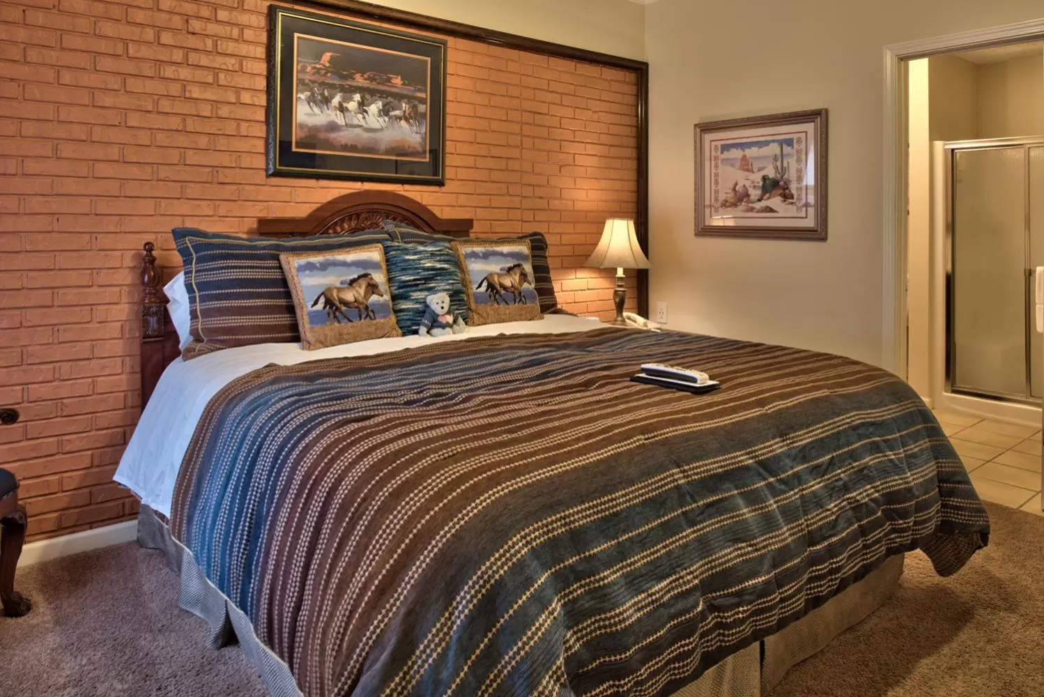 Bed in Southern Cross Guest Ranch