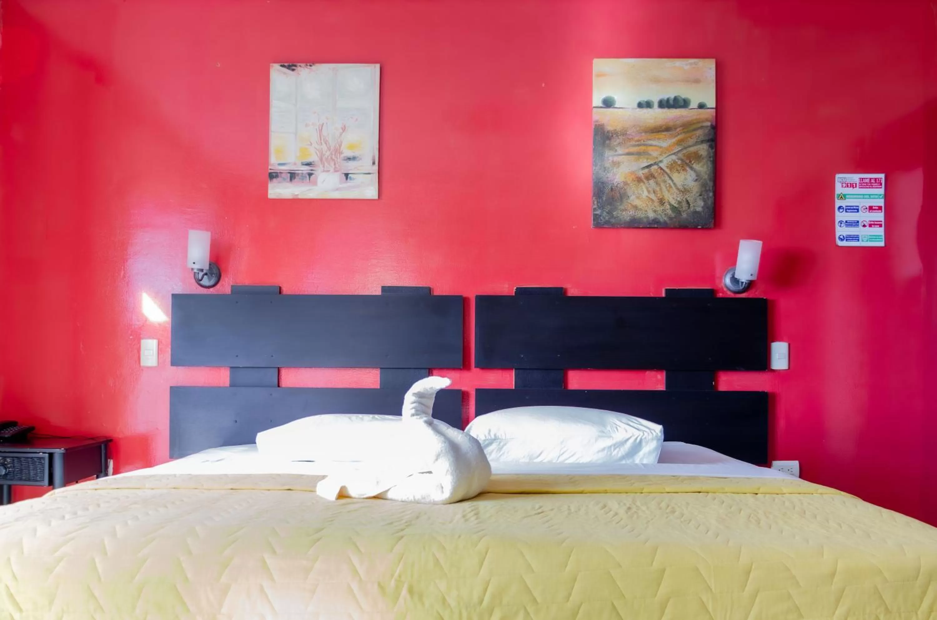 Bed in Hostal Antares