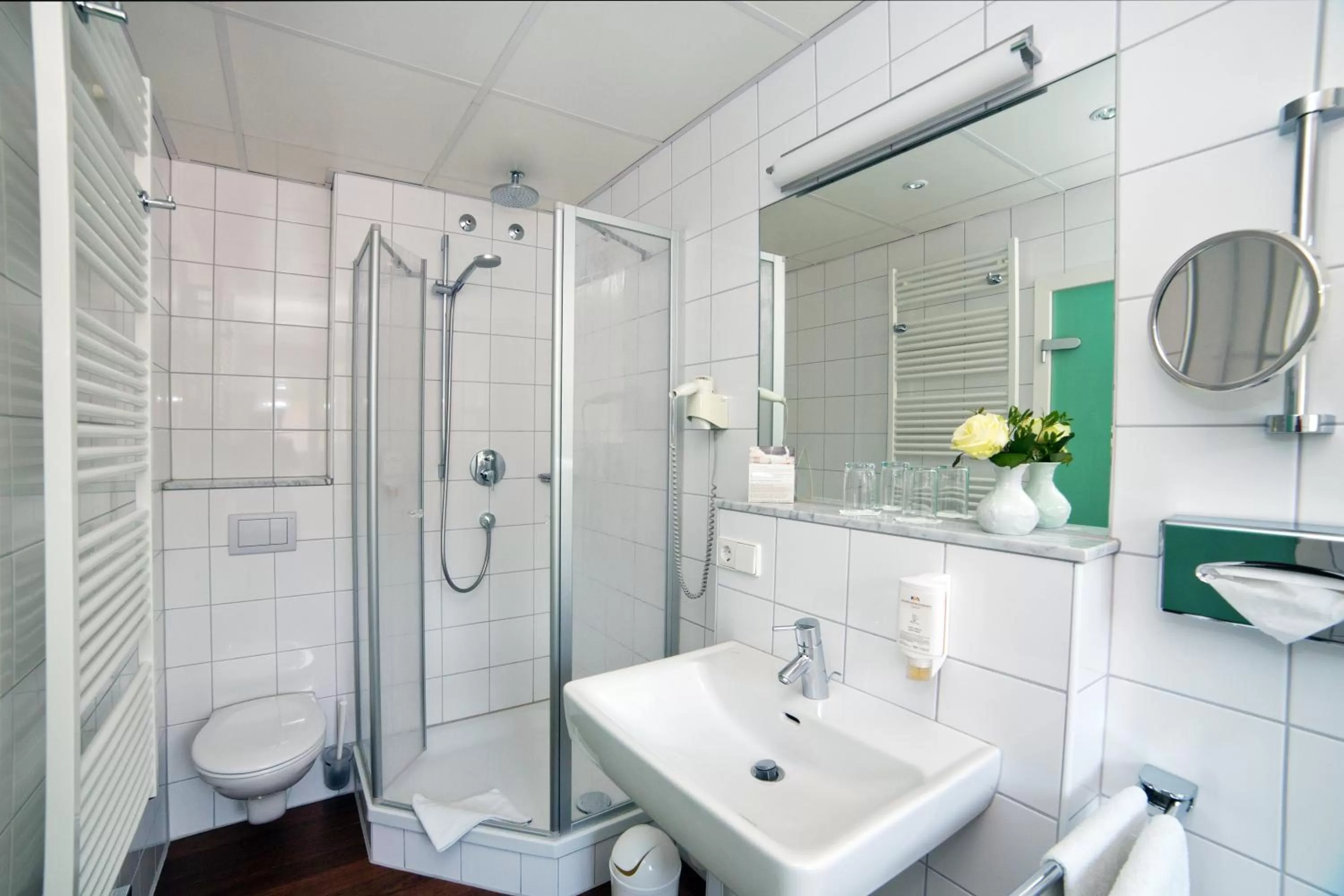 Bathroom in Stadthotel Freiburg Kolping Hotels & Resorts