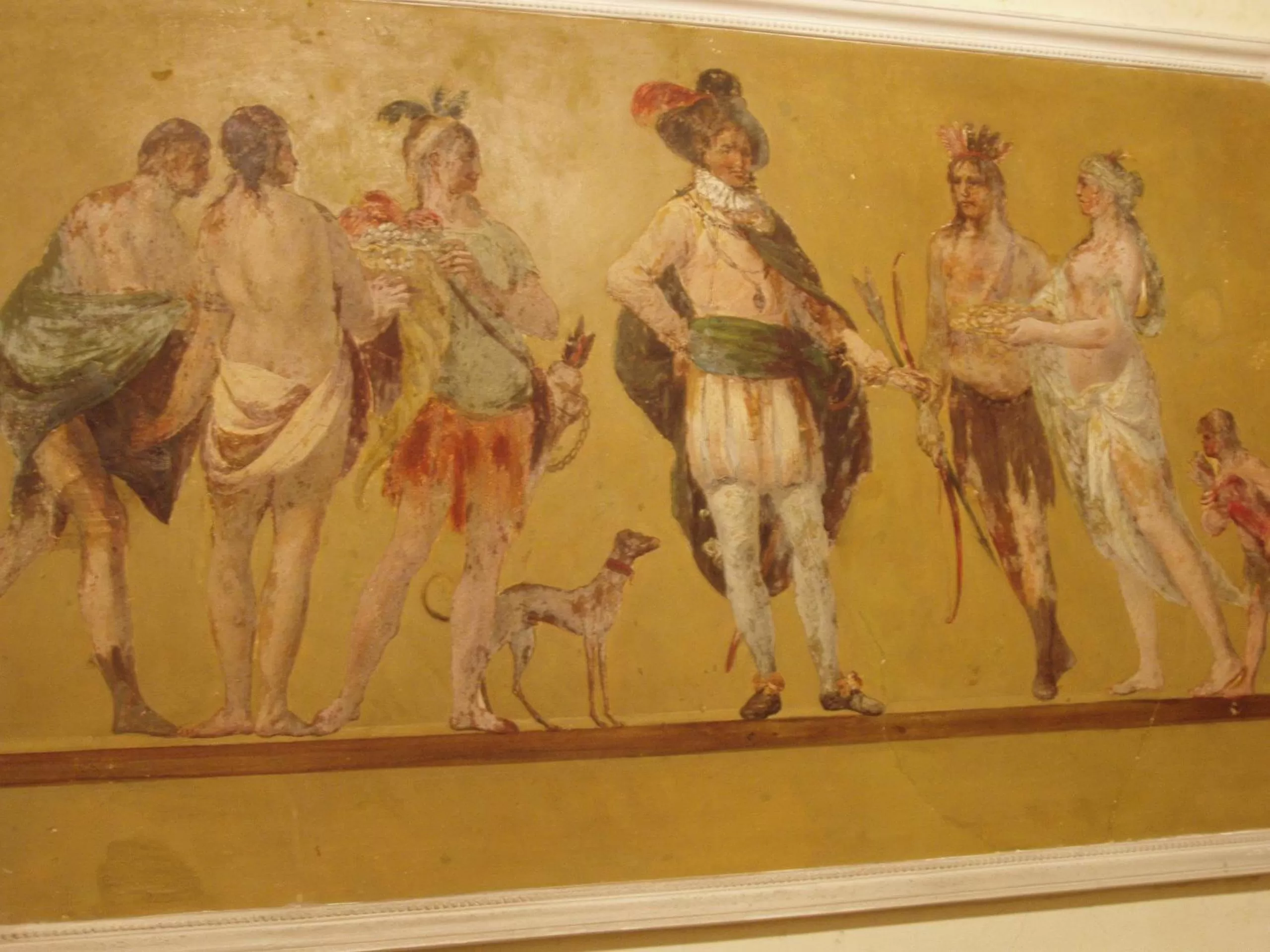 Decorative detail in Casa Antico Portego