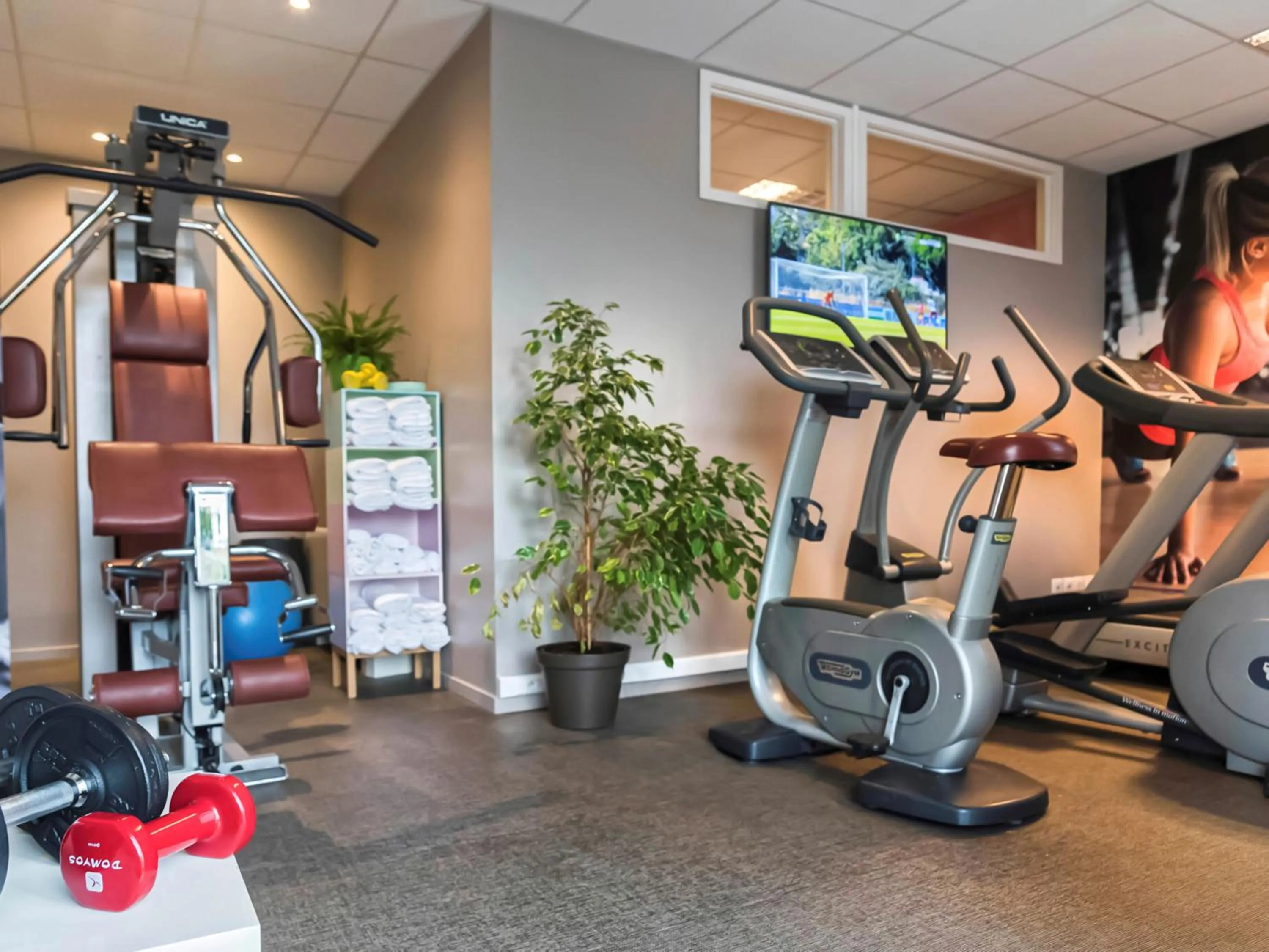 Fitness centre/facilities in ibis Styles Strasbourg Stade de la Meinau