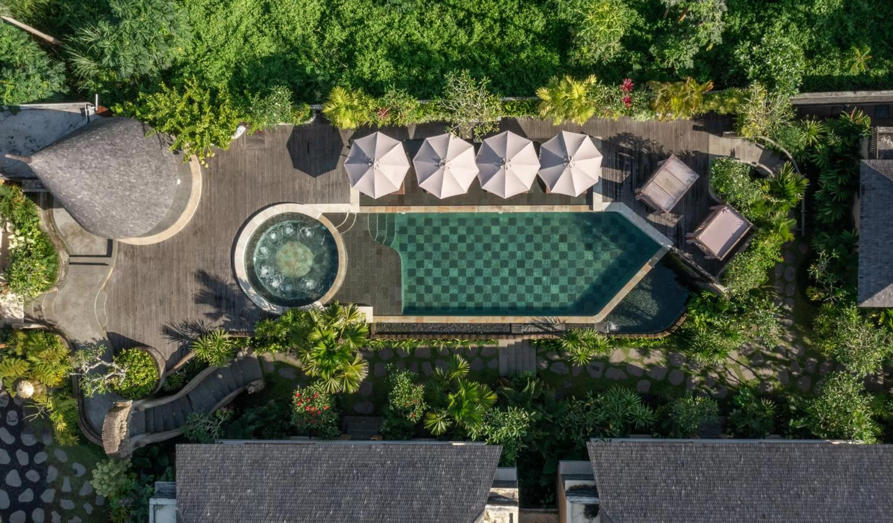 Bird's eye view in The Alena Resort a Pramana Experience