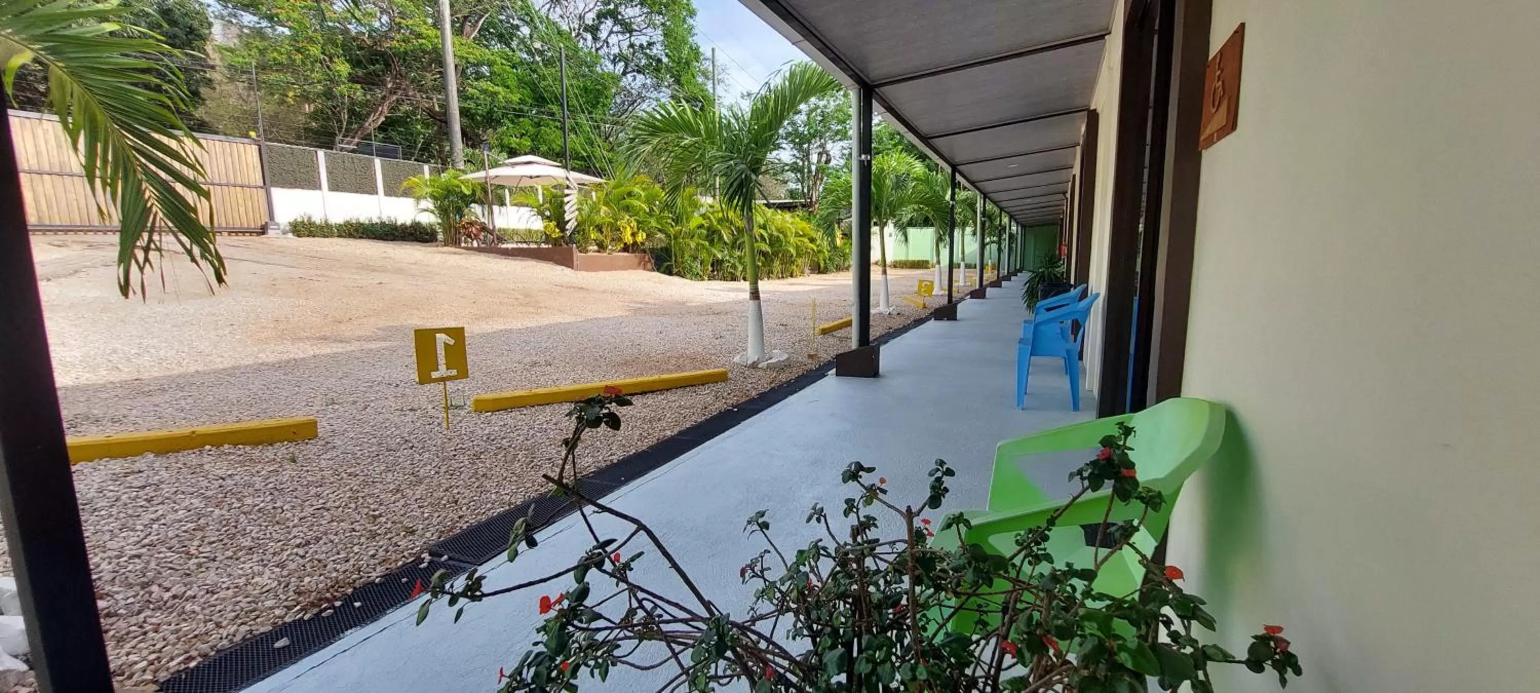 Garden view in Hotel Casa Carlota Tamarindo