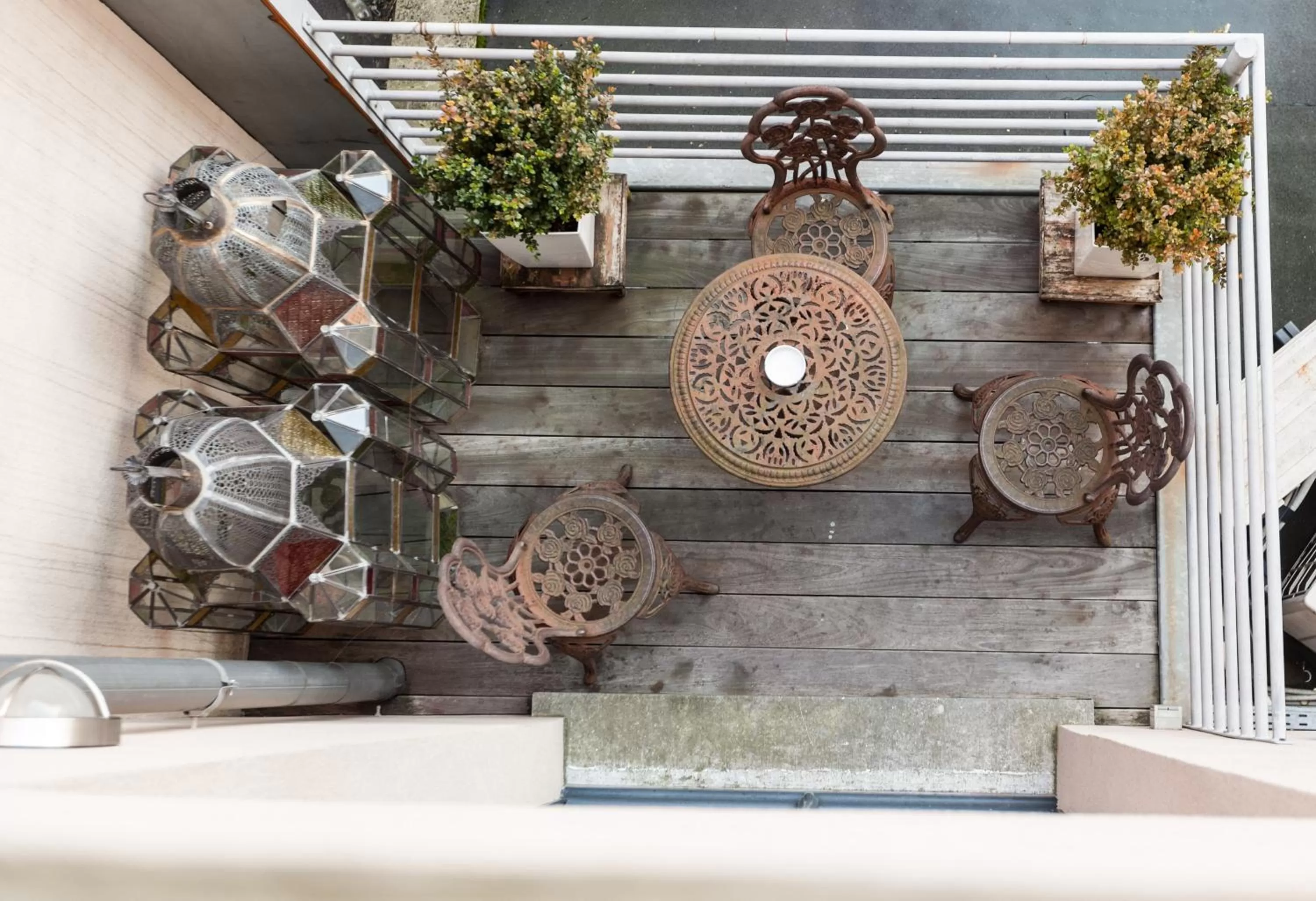 Balcony/Terrace in Hotel Diamonds and Pearls