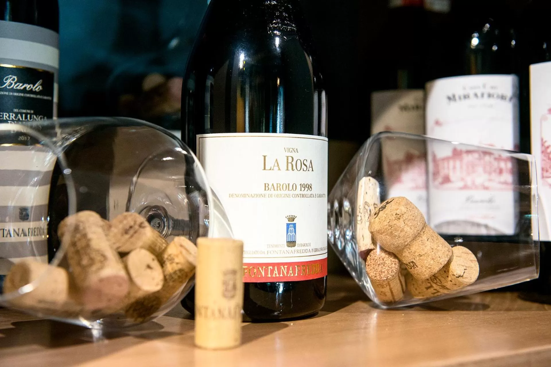 Alcoholic drinks in Hotel Isola Sacra Rome Airport