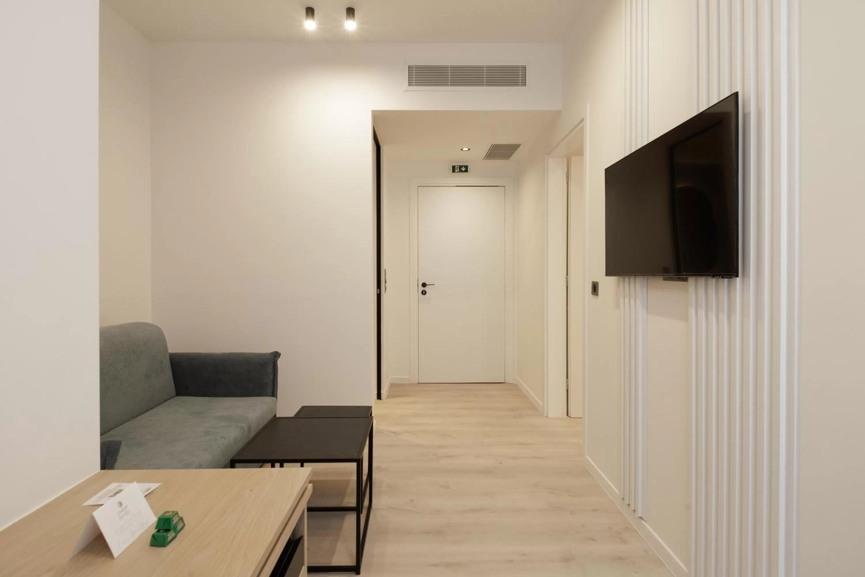 Living room, TV/Entertainment Center in LUX&EASY Signature Syngrou 234