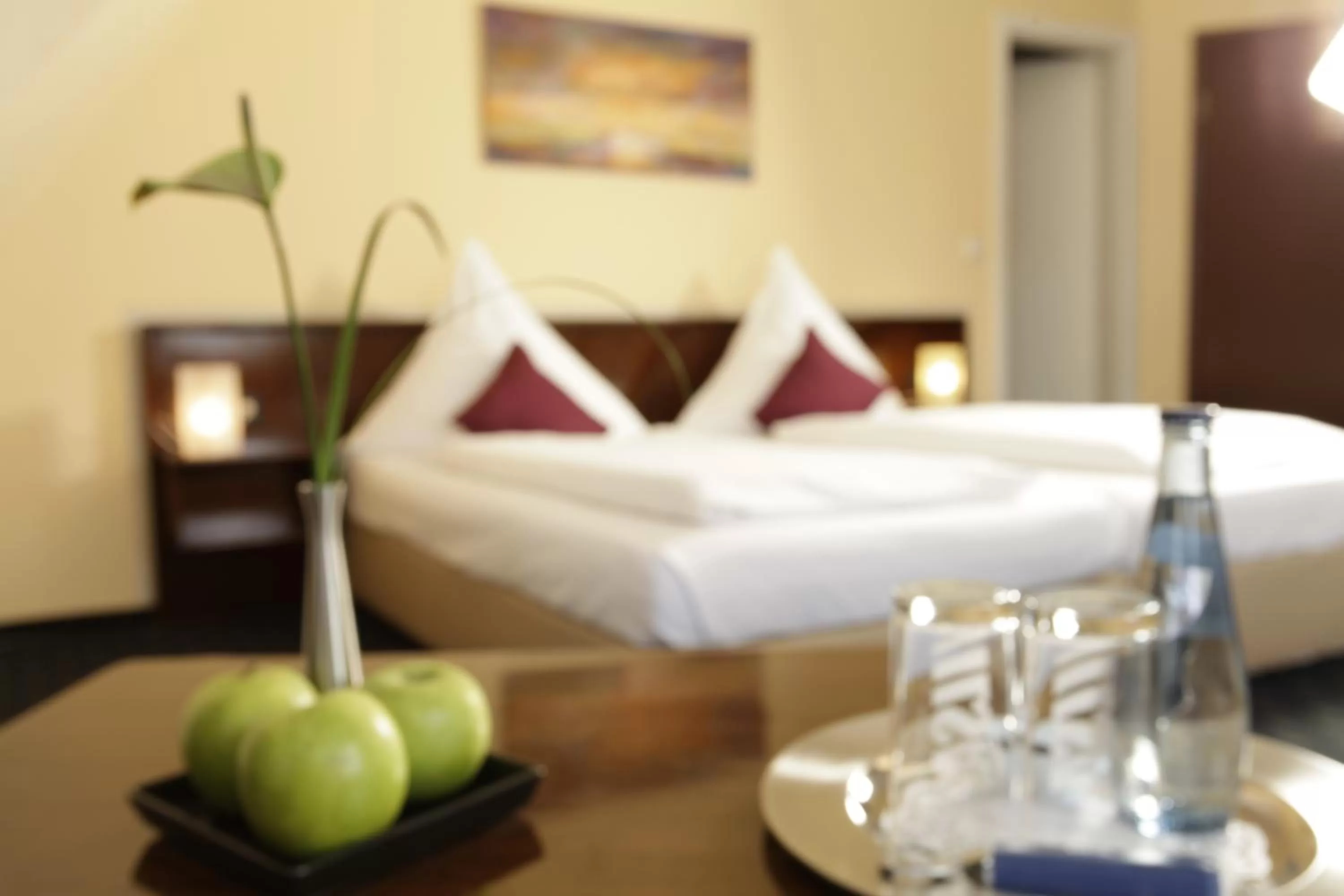 Photo of the whole room, Bed in Hotel Worpsweder Tor