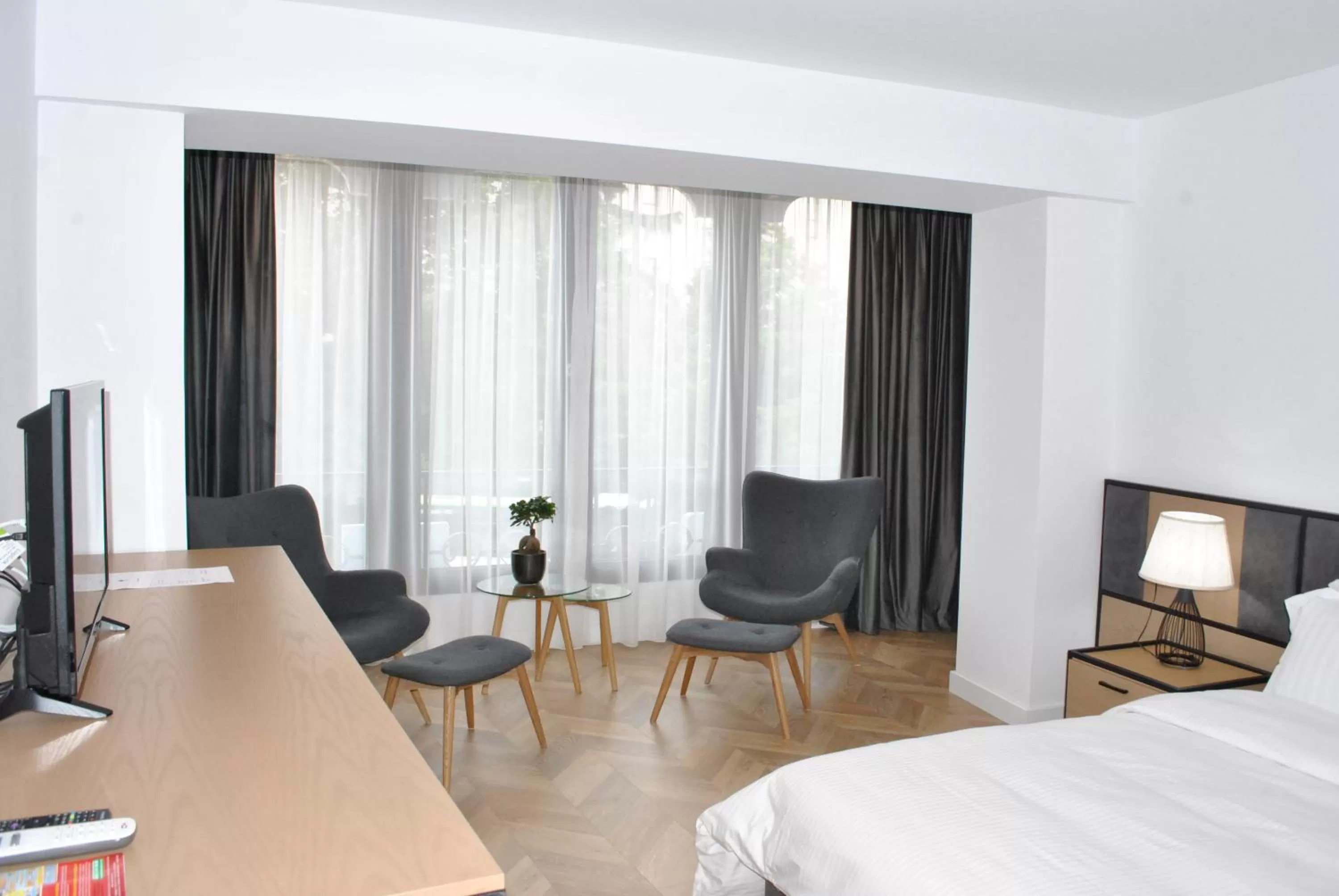 Seating area in Prime Hotel