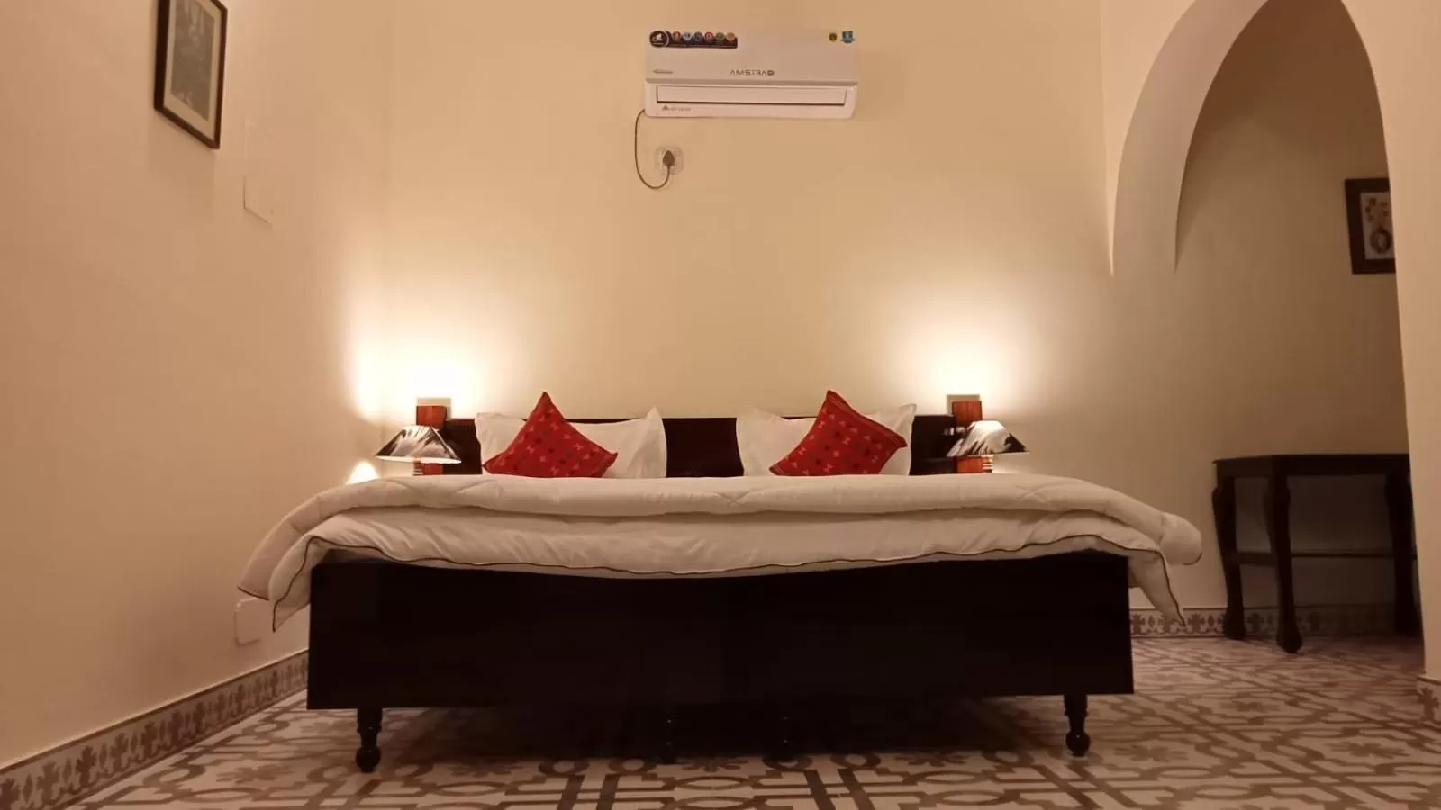 Bedroom, Bed in Sankhu Niwas