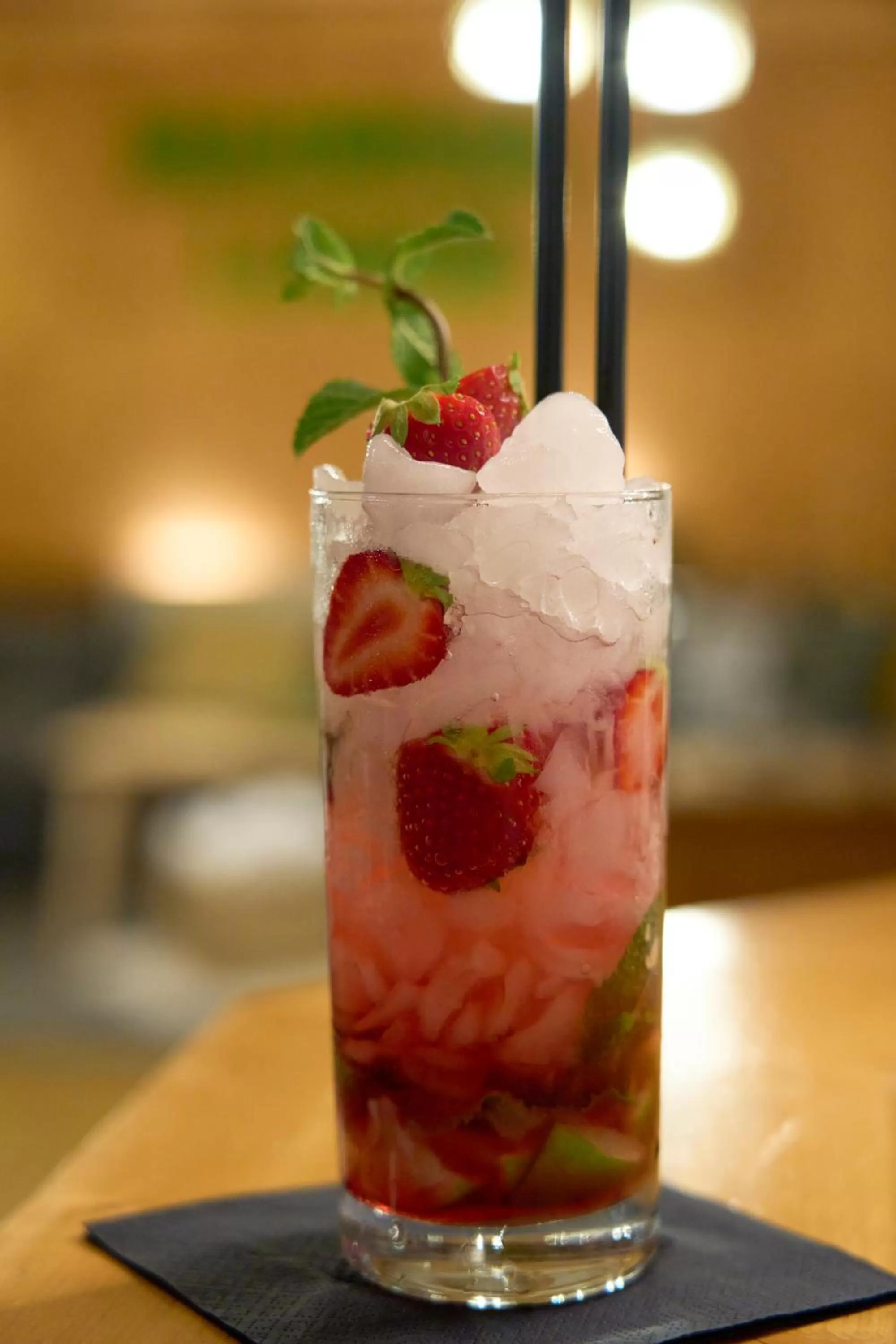 Drinks in Madrisa Lodge