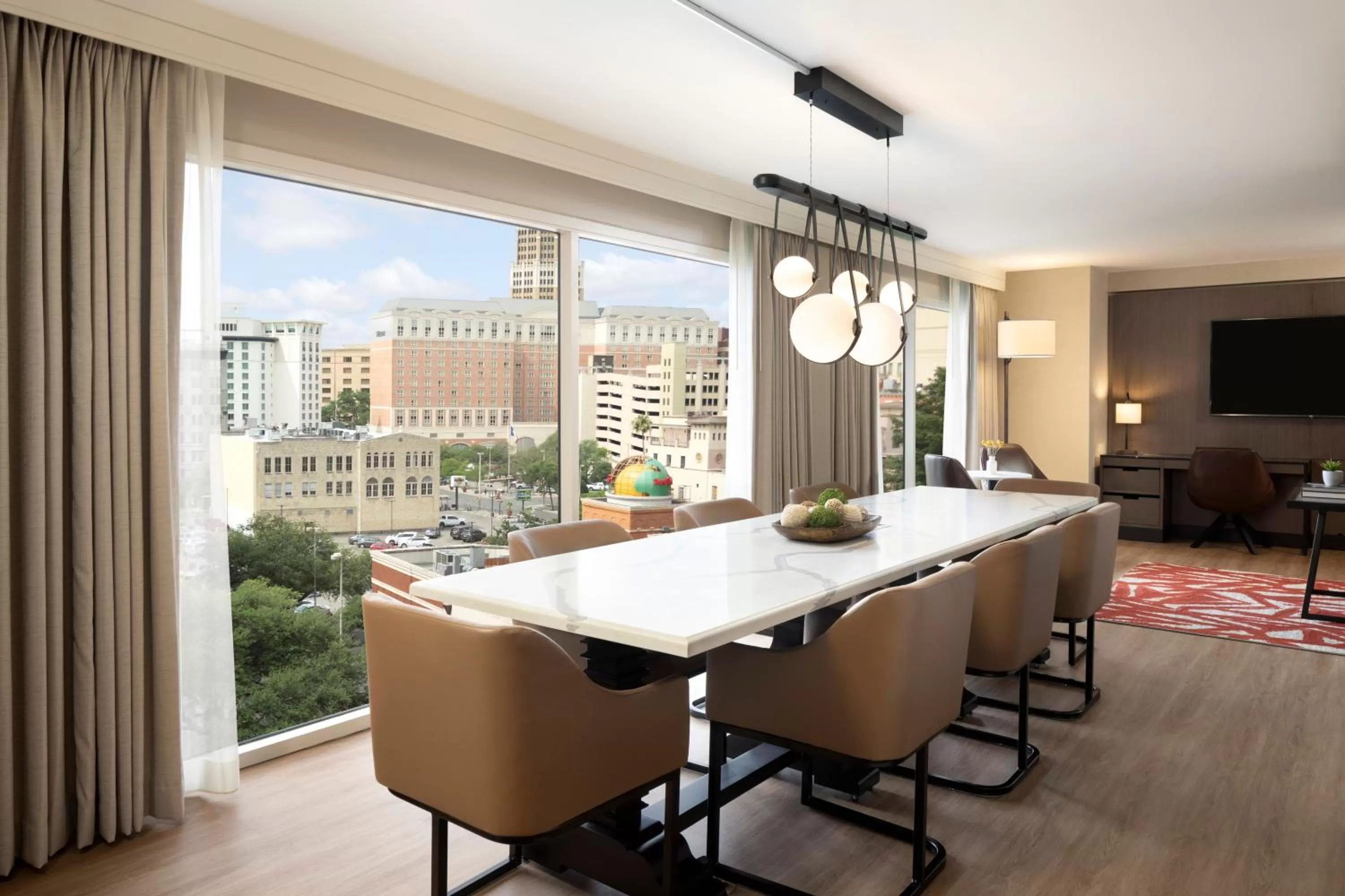 Seating area in Hyatt Regency San Antonio Riverwalk