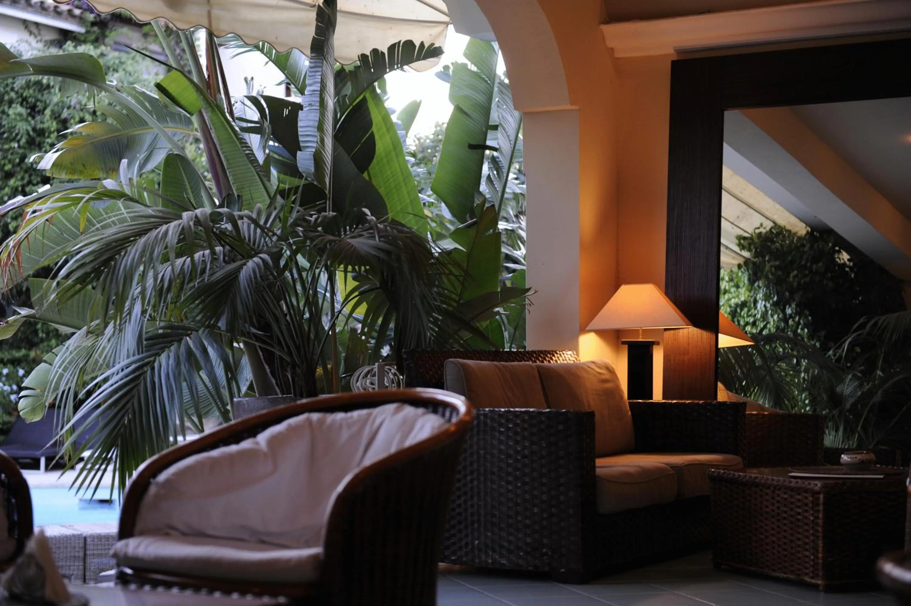 Garden in Hotel Simius Playa