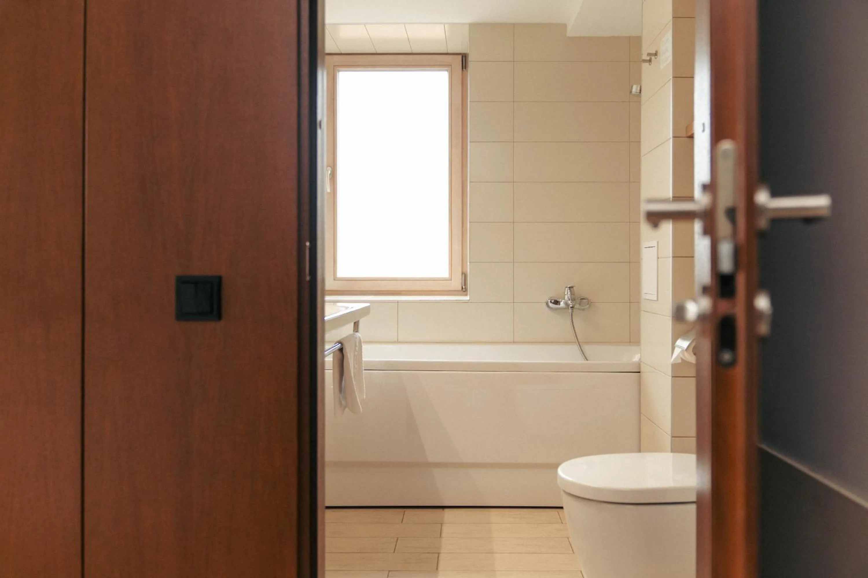 Bathroom in Amberton Green Apartments Palanga