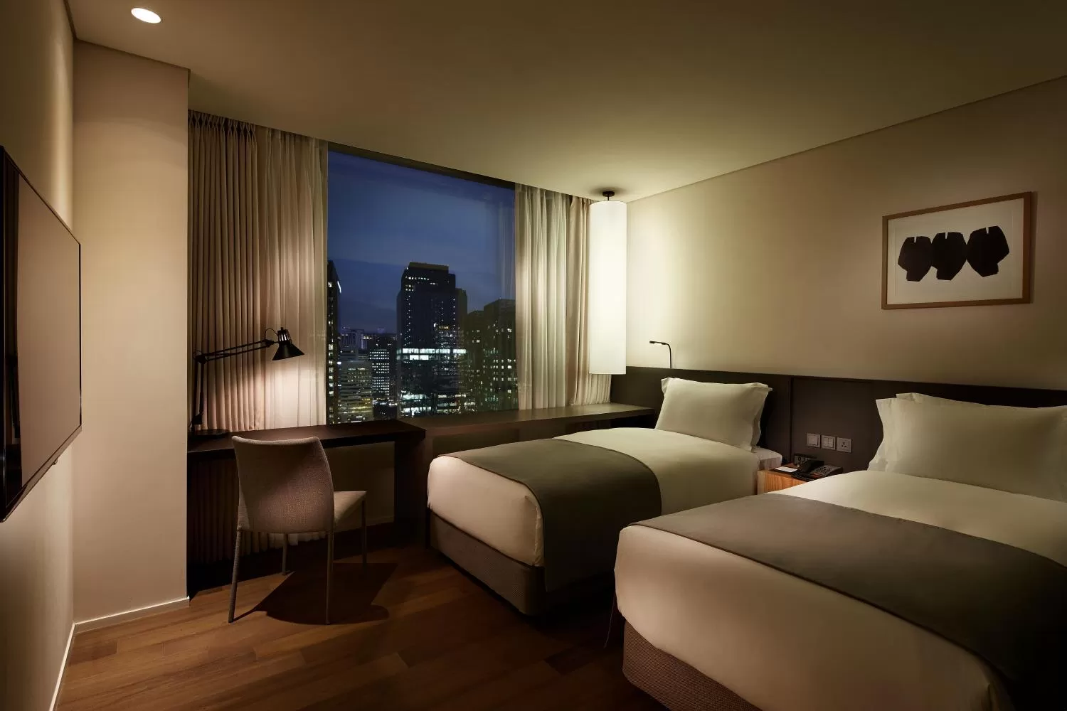 Bedroom, Bed in Shilla Stay Gwanghwamun Myeongdong