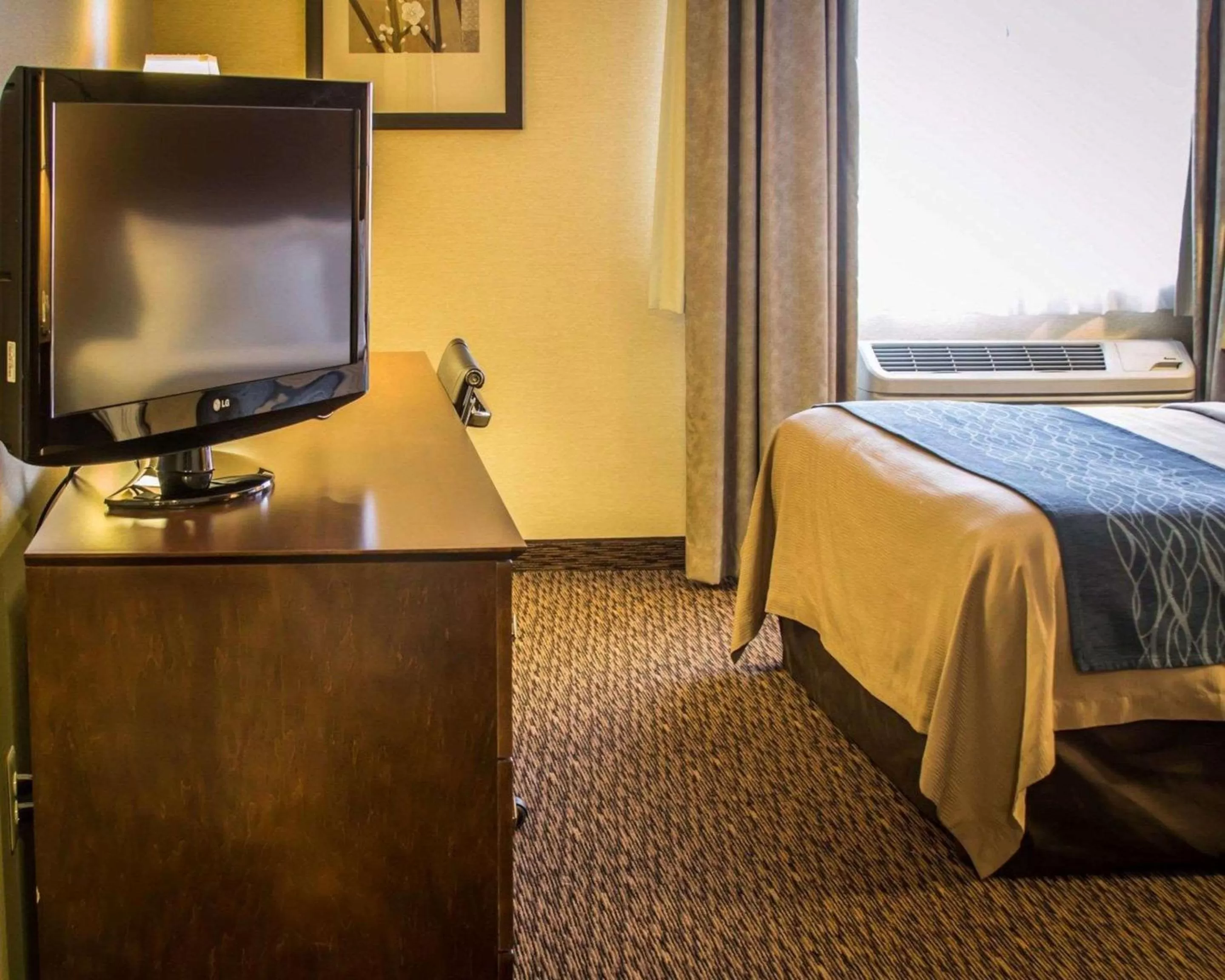 Photo of the whole room, Bed in Quality Inn & Suites Port Huron