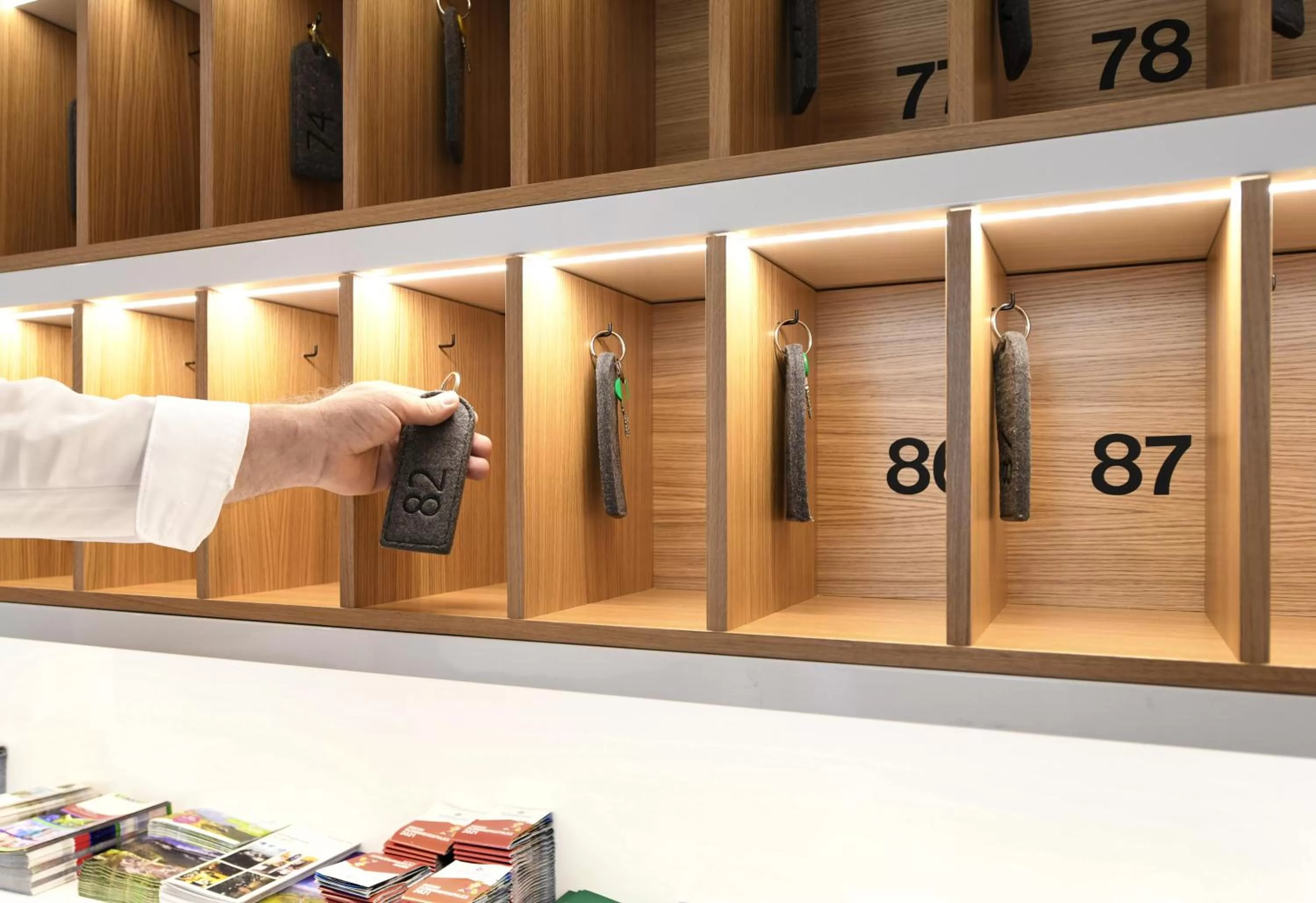 Lobby or reception in St Hubertus BnB