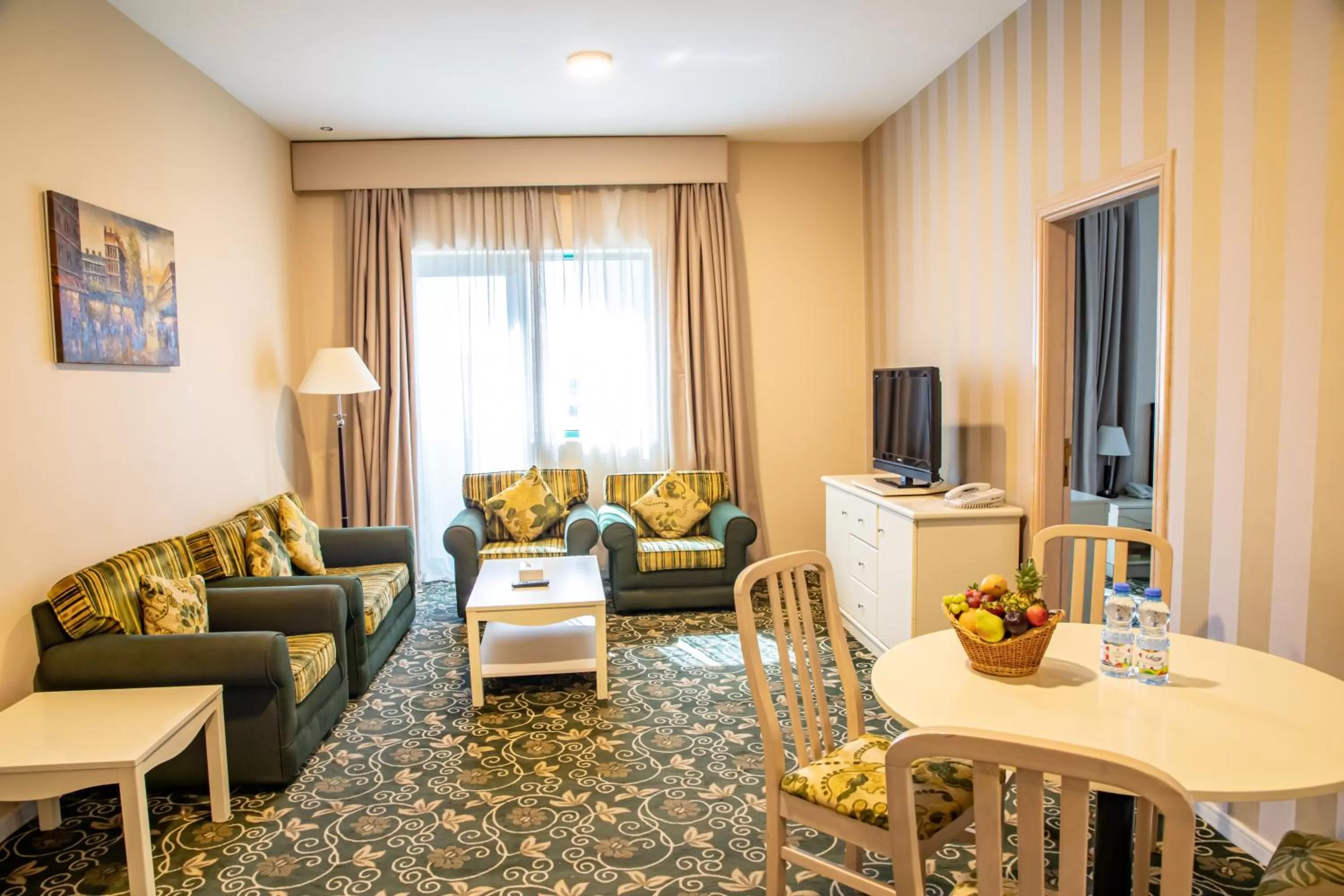 Seating area in West Zone Pearl Hotel Apartment