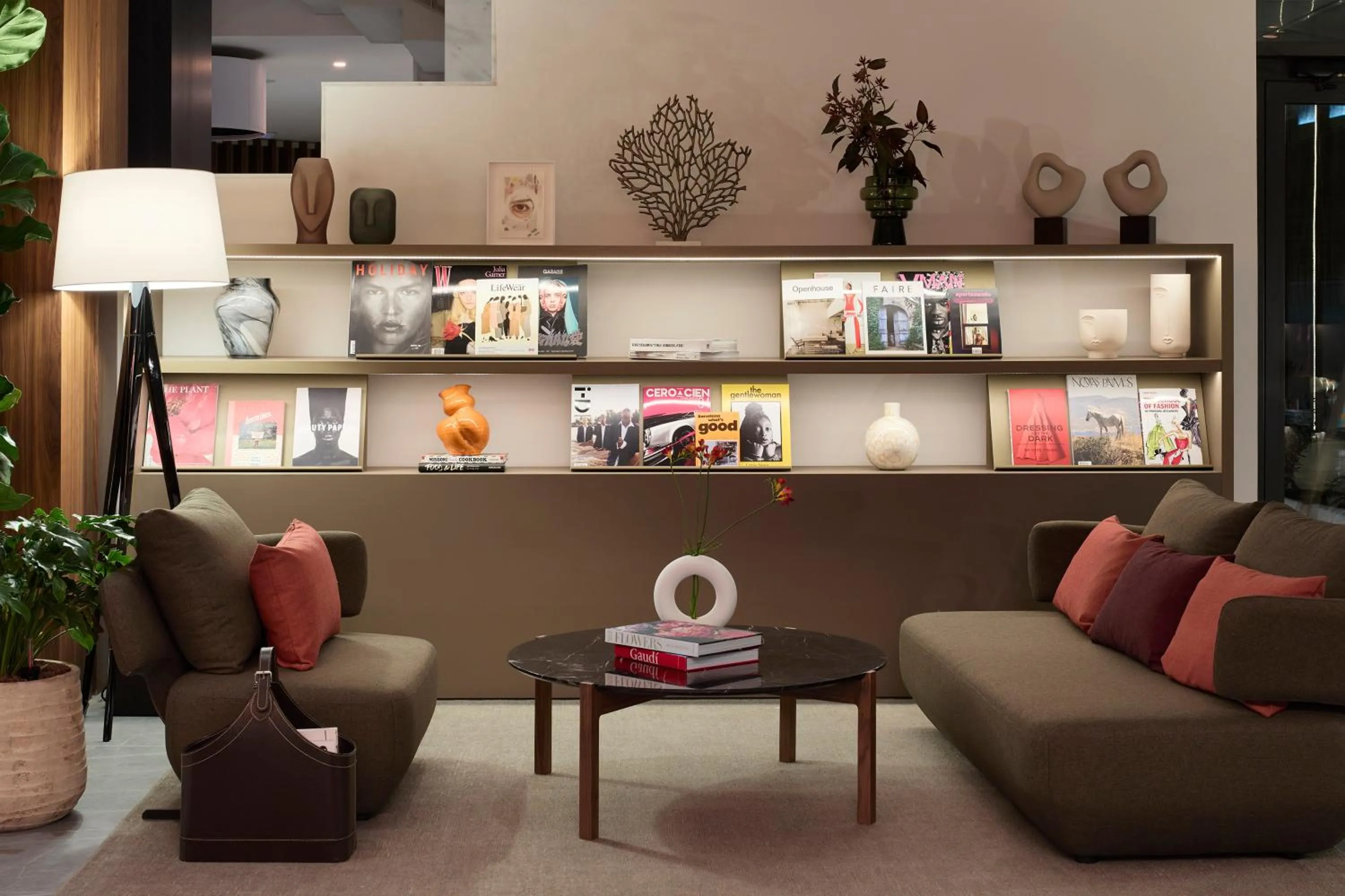 Living room in ME Barcelona