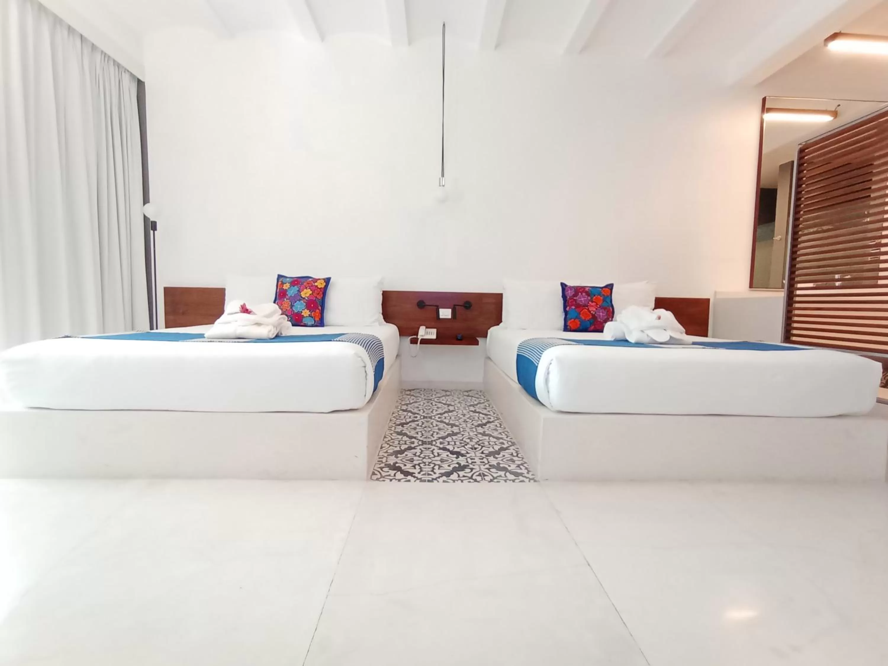 Bedroom, Bed in Huayacán Cuernavaca Curamoria Collection