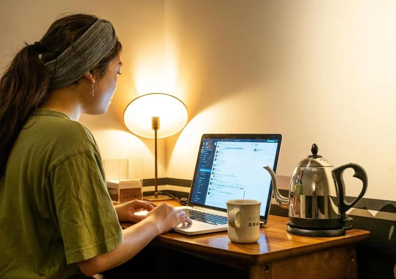 Photo of the whole room in Hotel Graphy Nezu