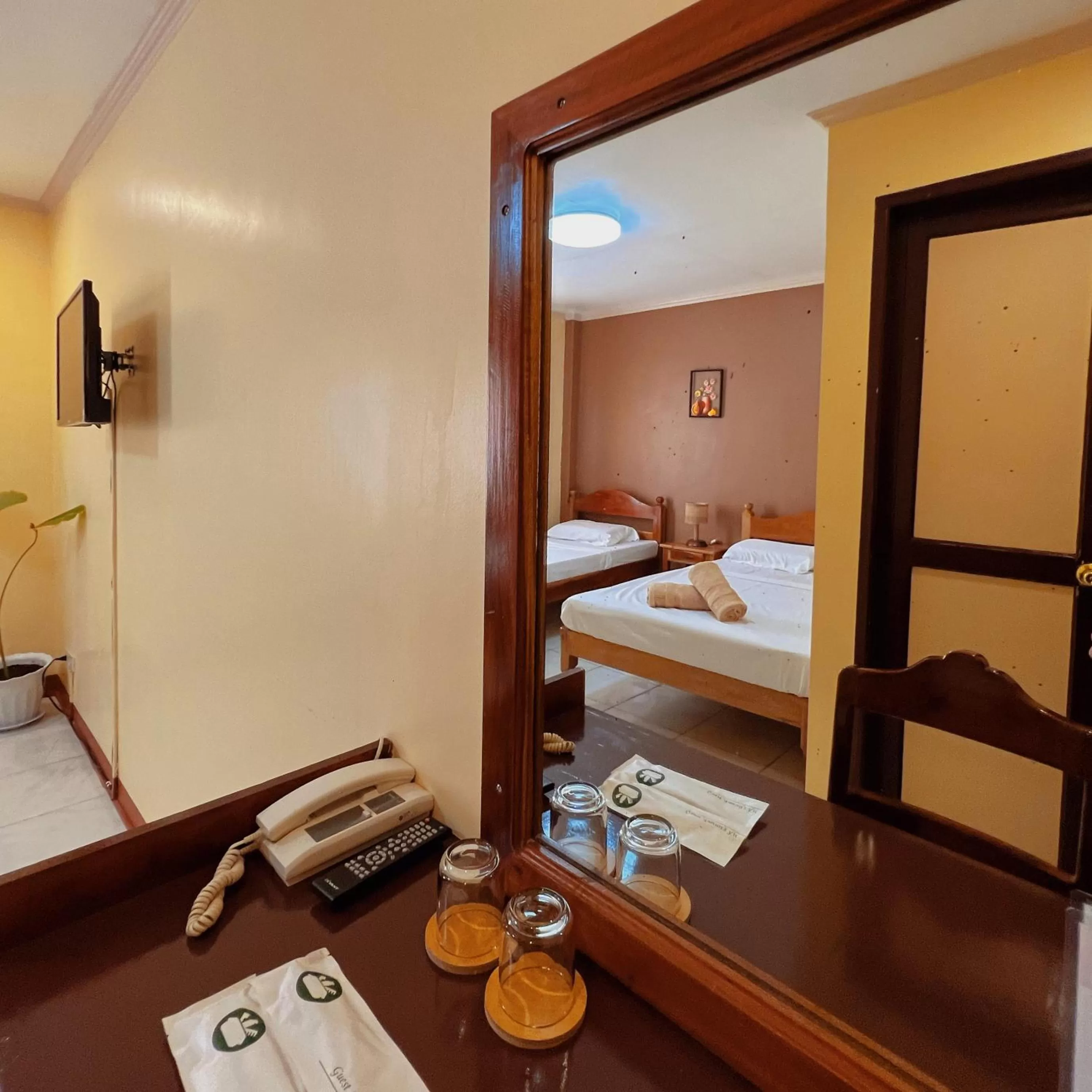 Bedroom, Bed in Balayong Pension