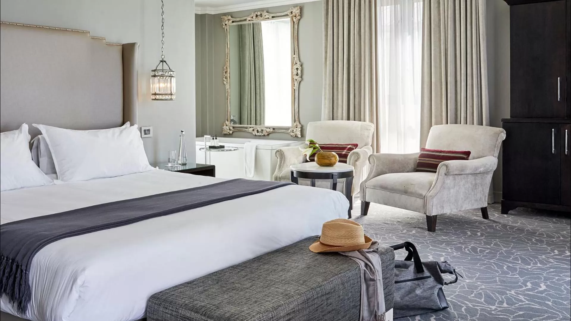 Bed in Queen Victoria Hotel by NEWMARK