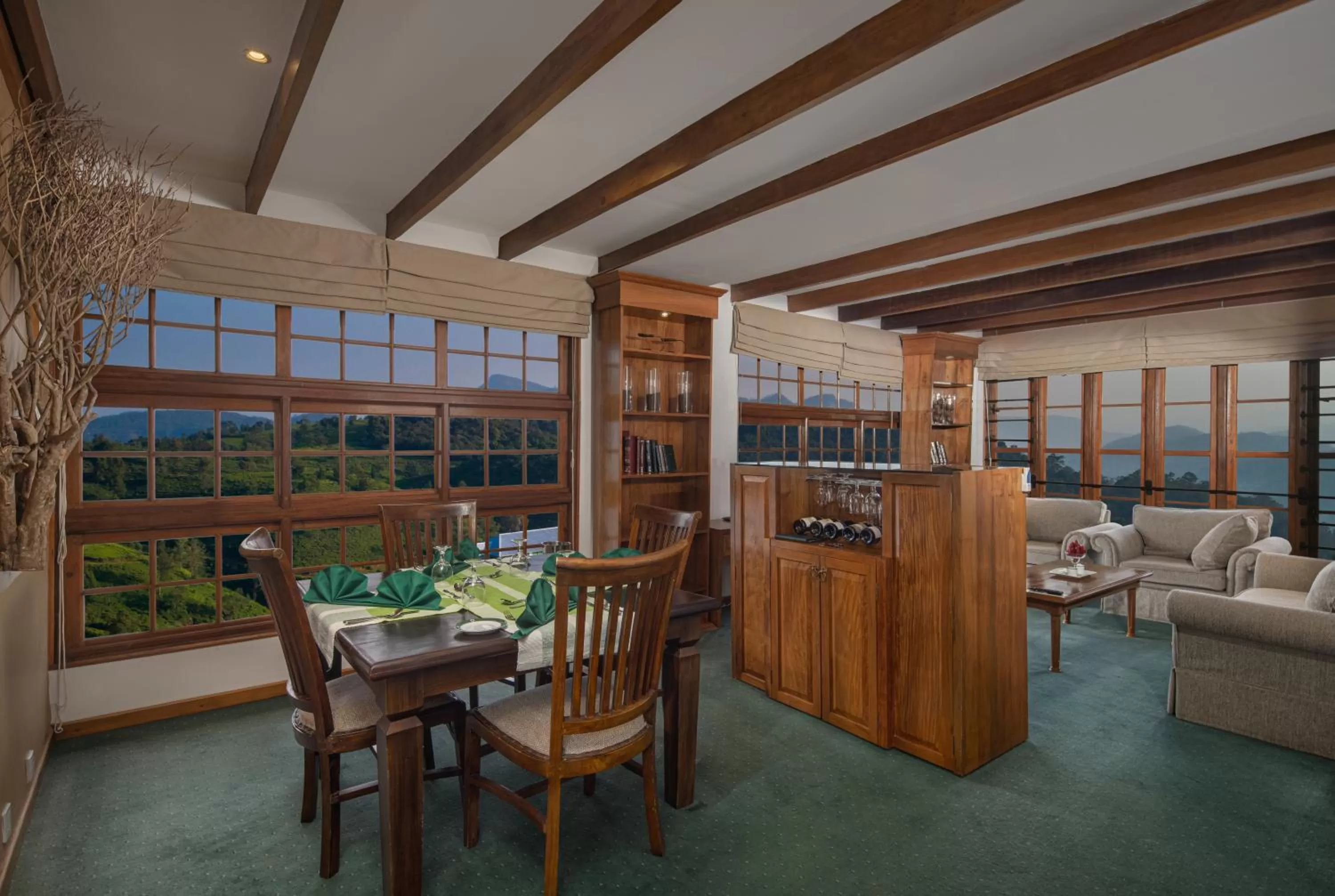 Dining area in Heritance Tea Factory