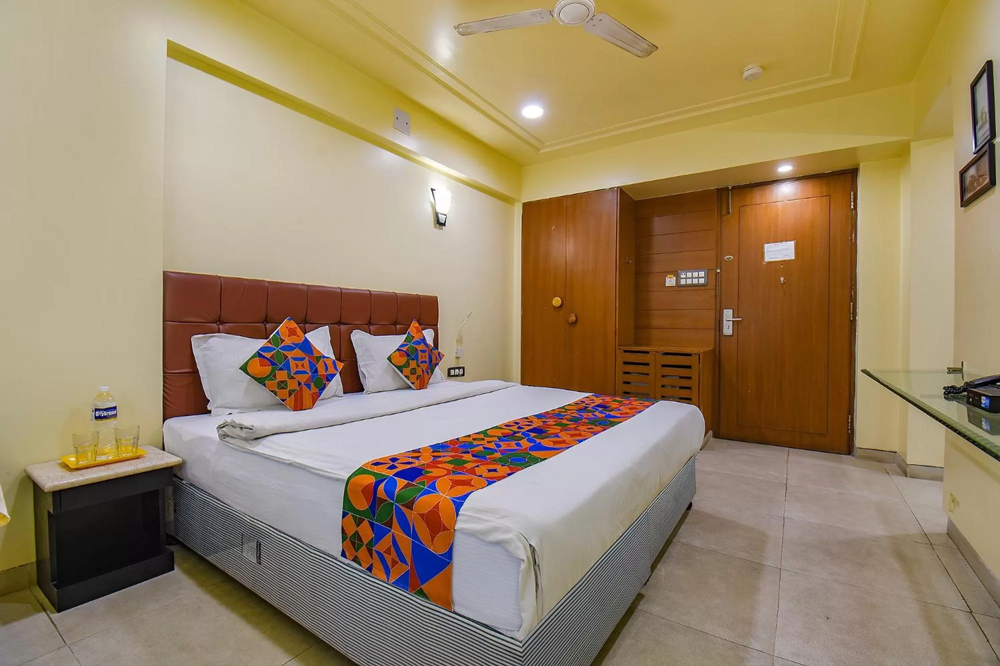 Bed in FabHotel SR Wakad - Nr Mall of Millenium