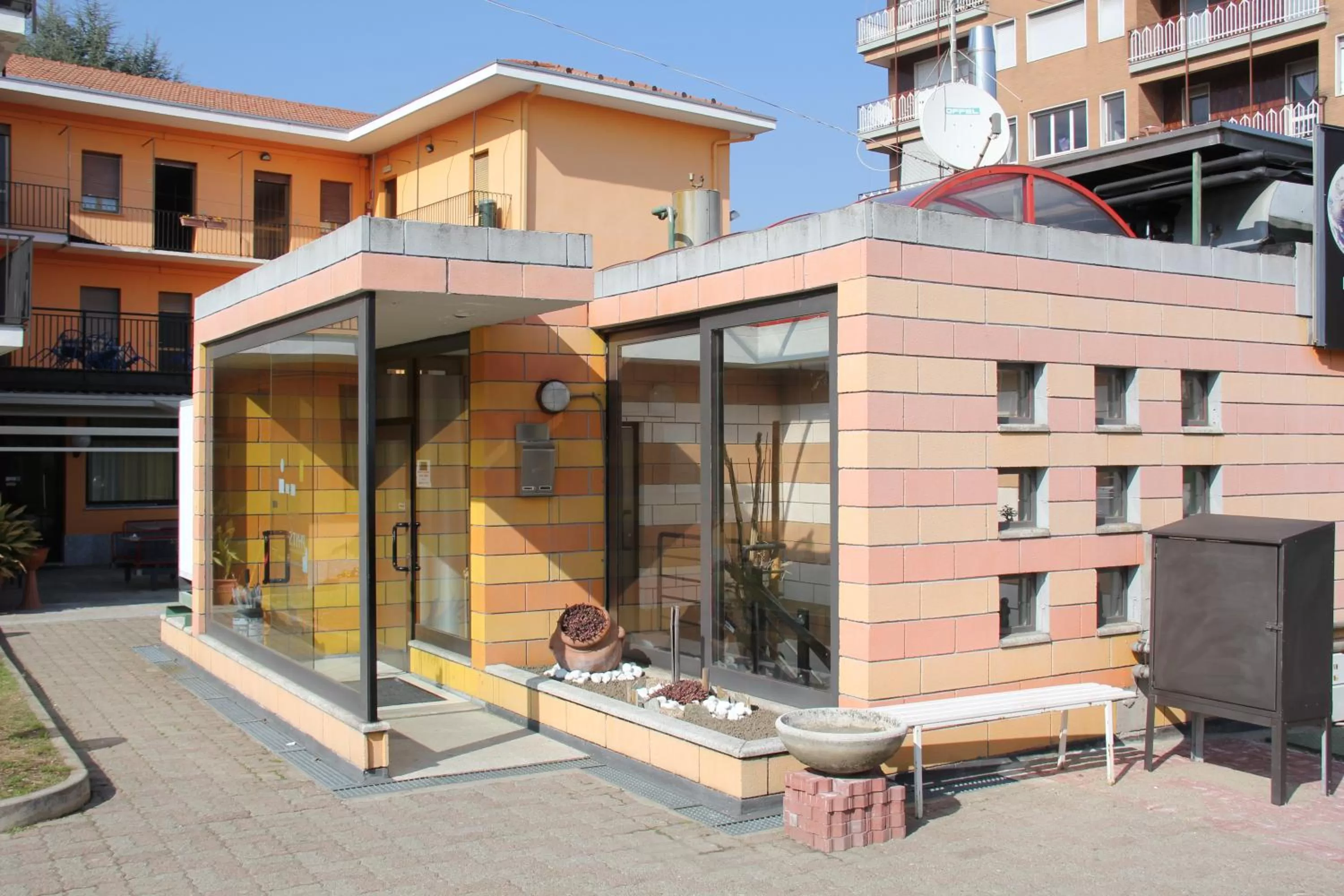 Facade/Entrance in Albergo Roma