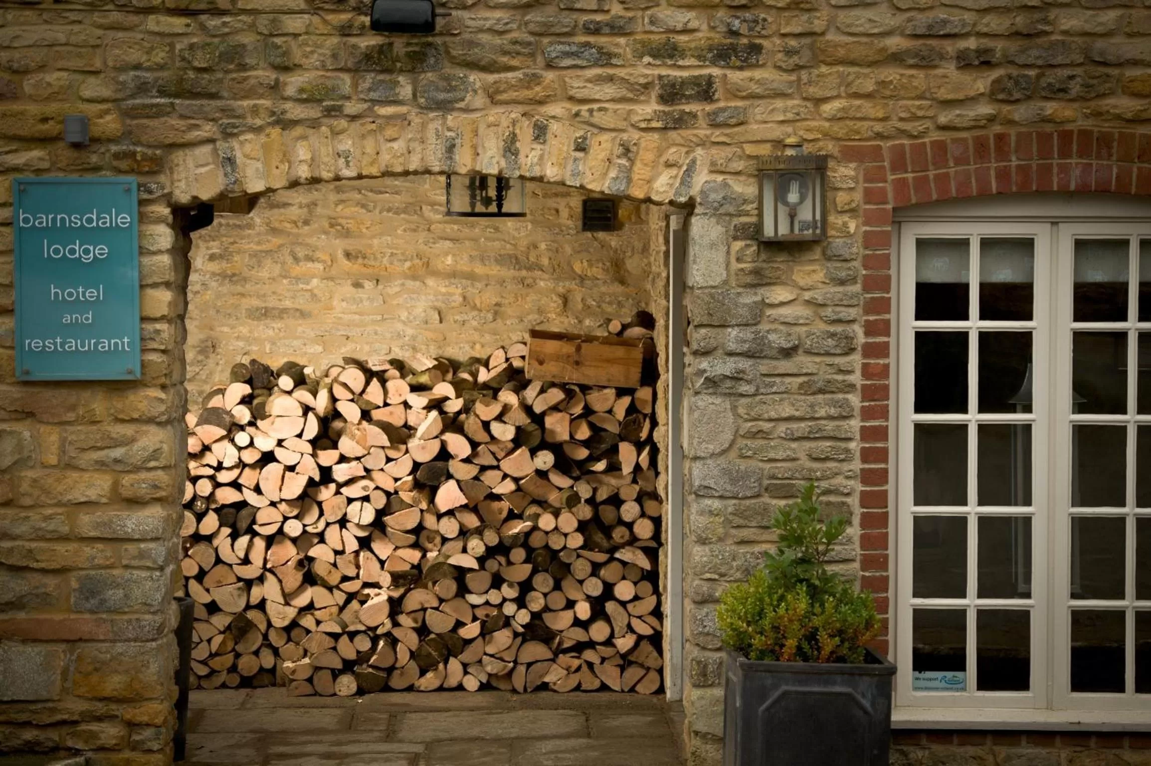 Facade/entrance in The Barnsdale, Rutland