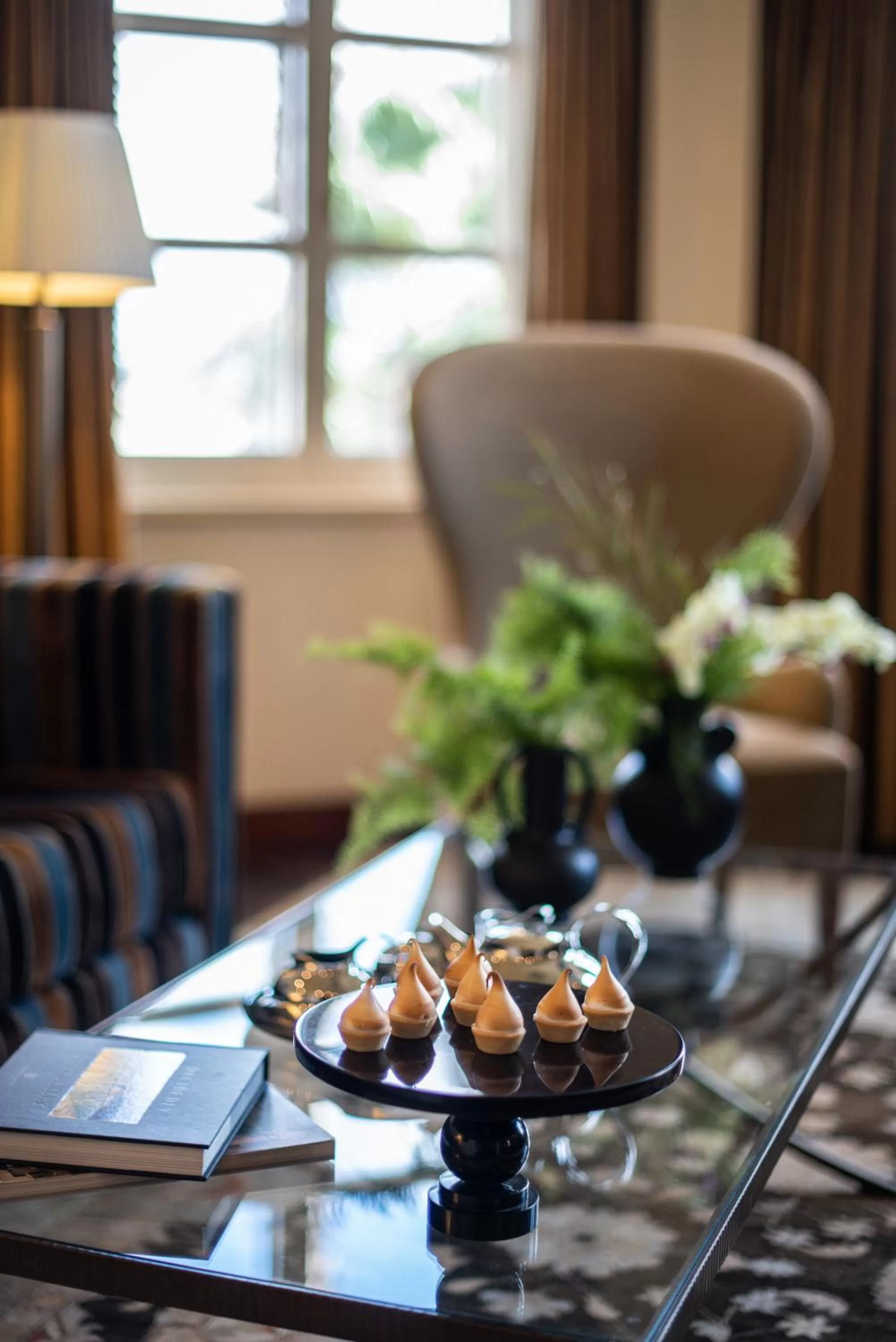 Seating area in King David Hotel Jerusalem