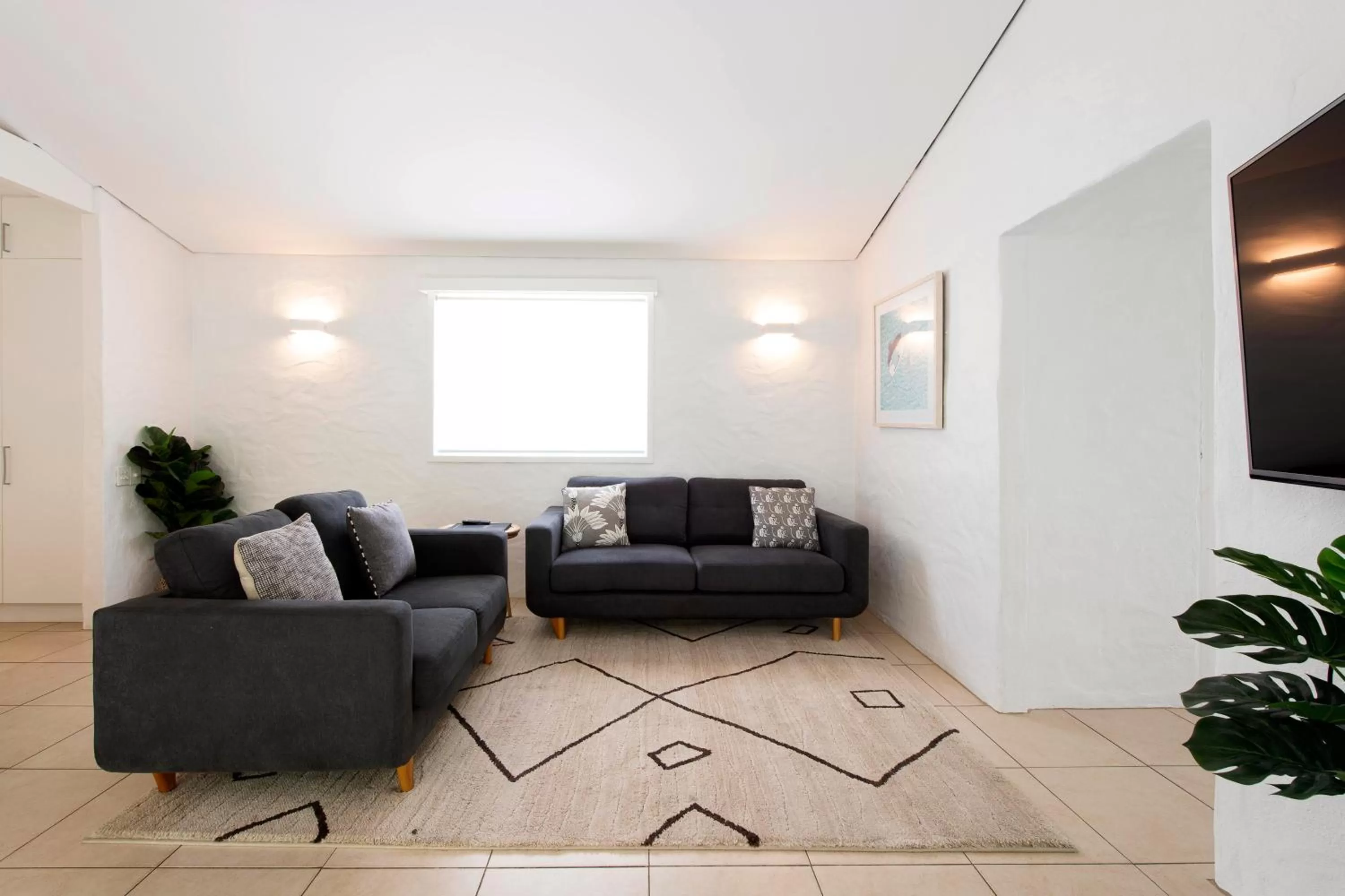 Living room in SandCastles Noosa