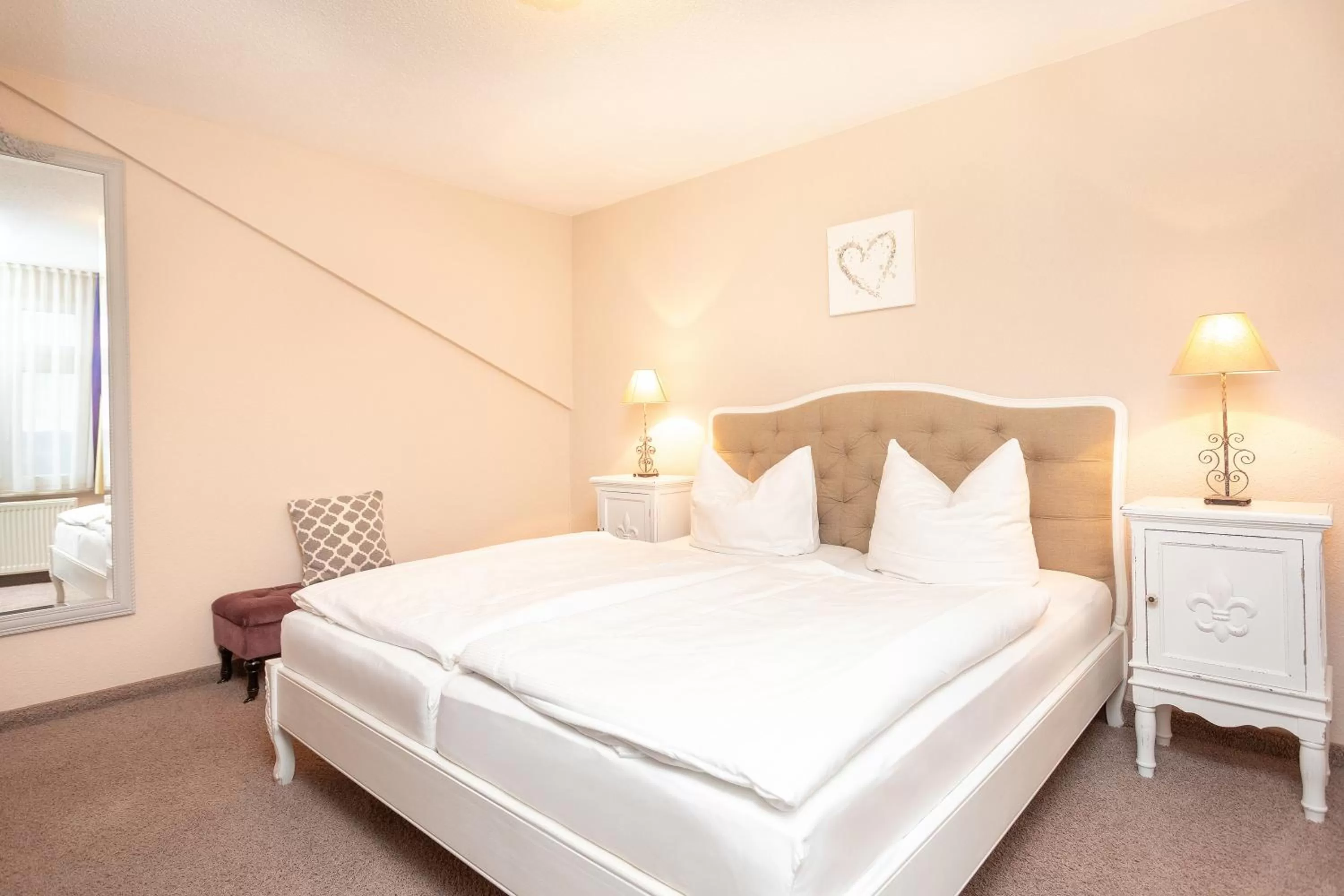 Bed in Hotel Villa Waldfrieden