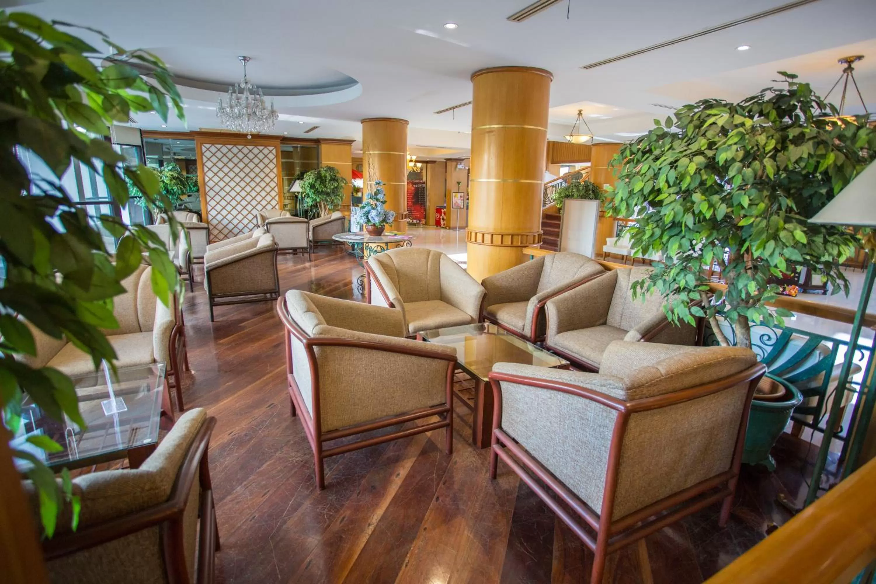 Lobby or reception in Seeharaj Hotel