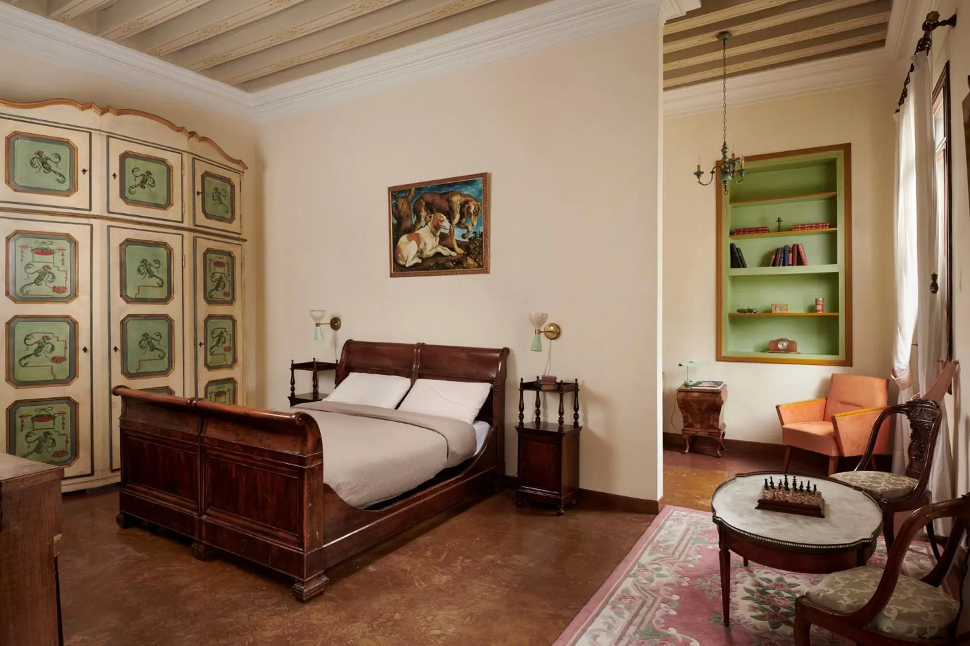 Bedroom, Bed in Villa Stecchini