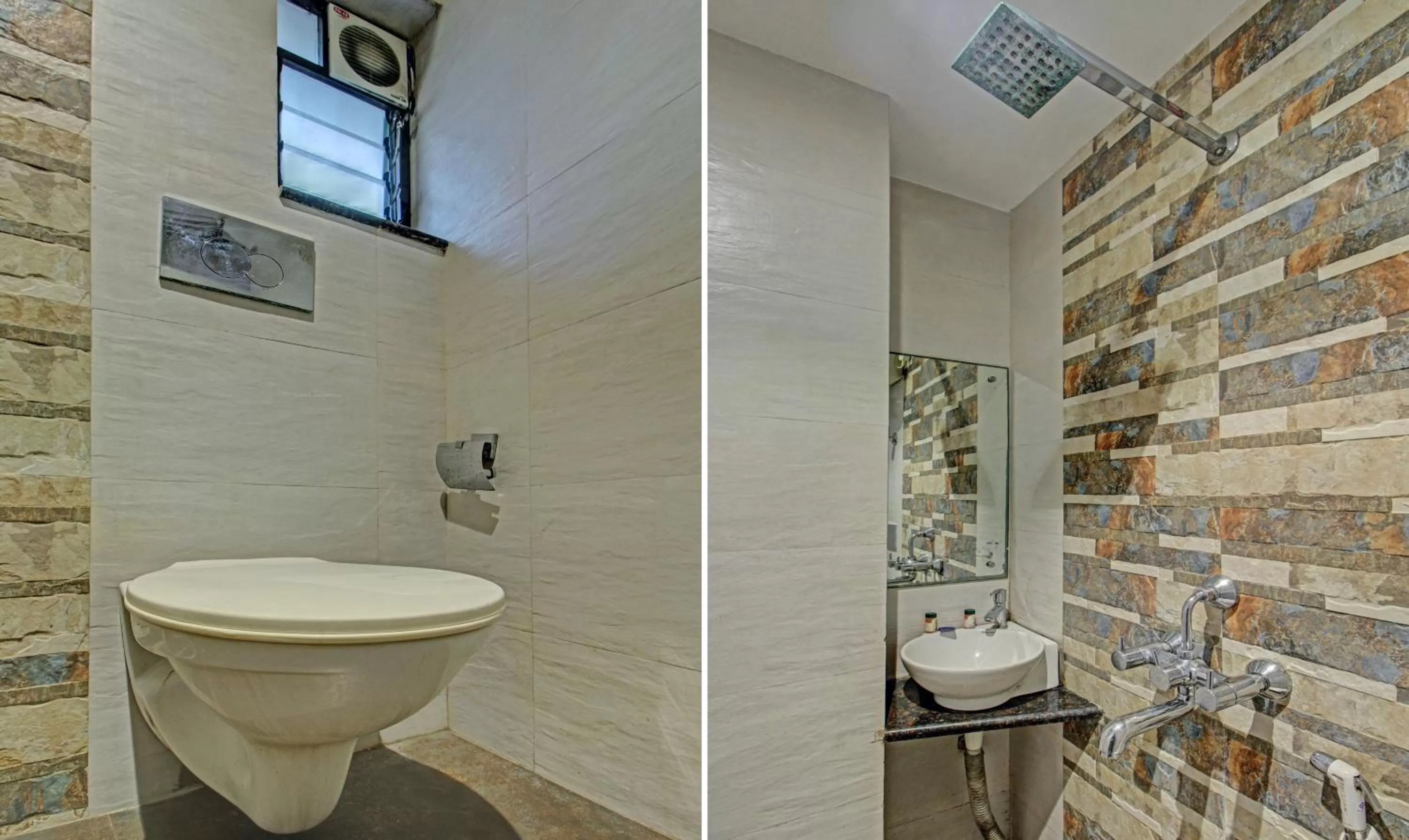 Bathroom in Treebo Trend Glassotel Ruby