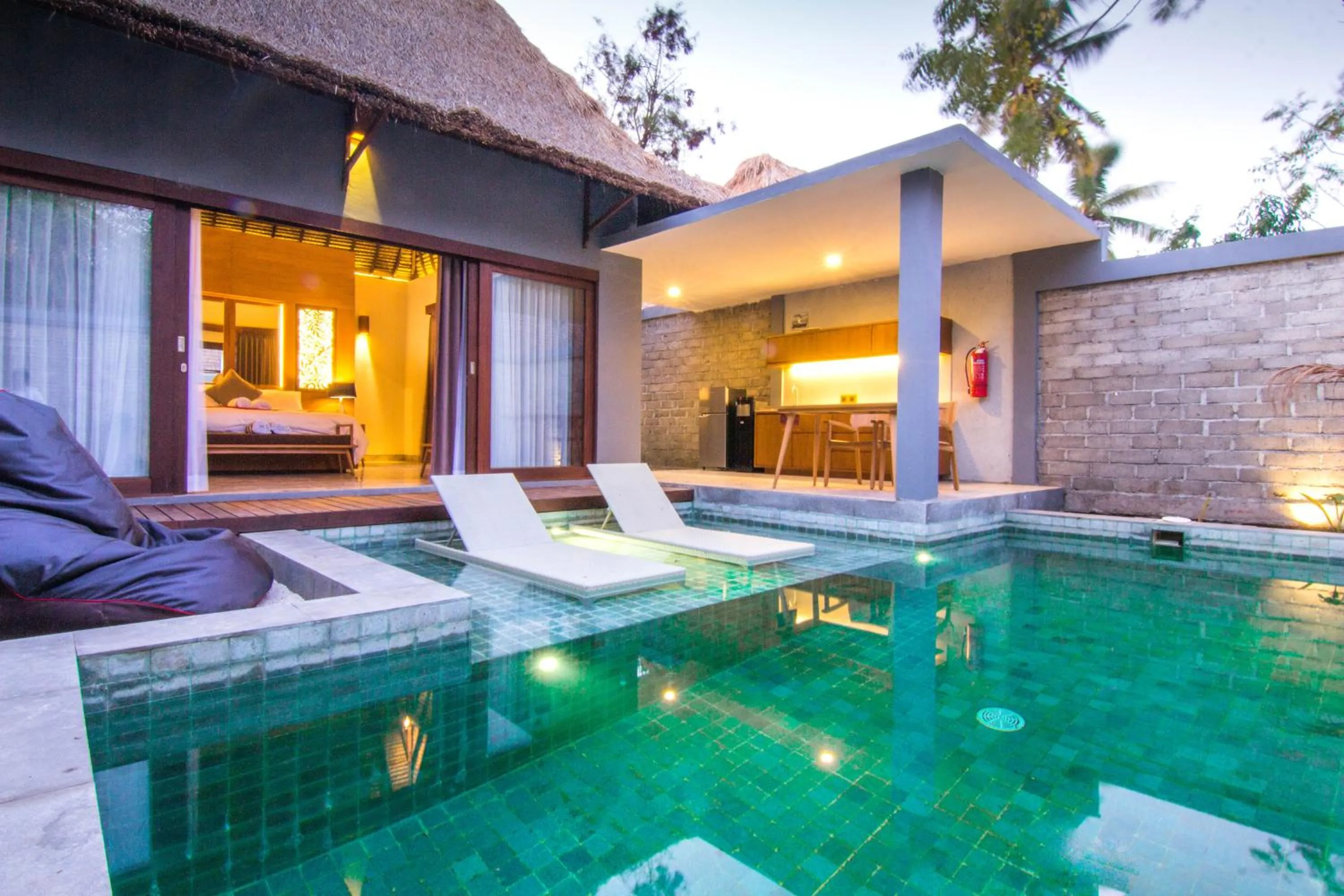 Swimming pool in A Villa Gili Air