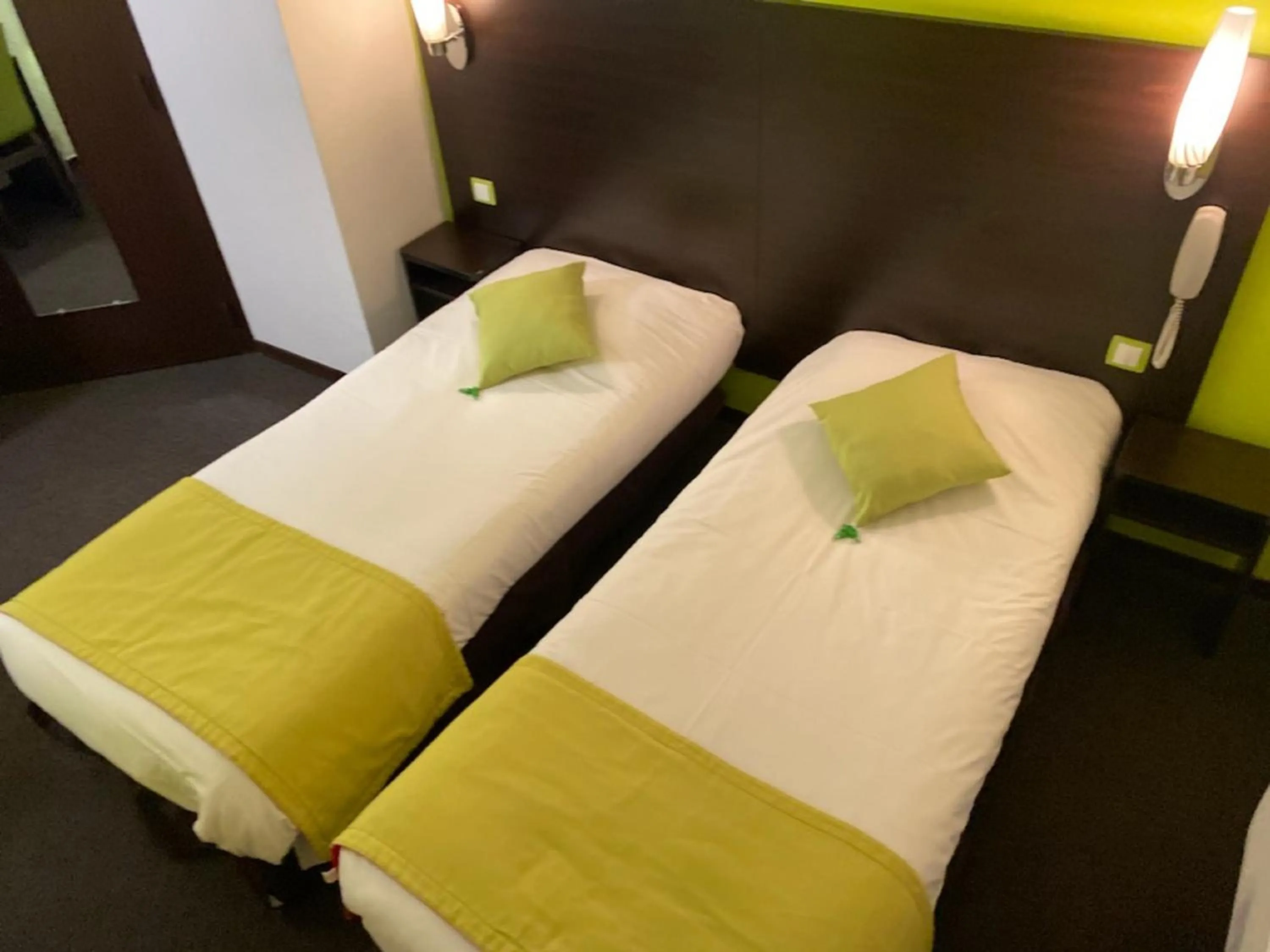 Bedroom, Bed in Enzo Hotels Vierzon by Kyriad Direct