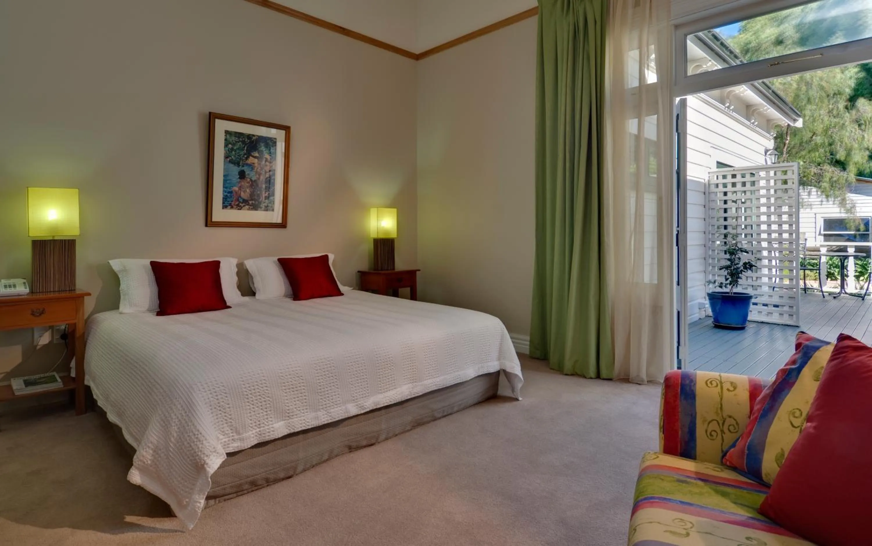 Decorative detail, Bed in The Peppertree Luxury Accommodation