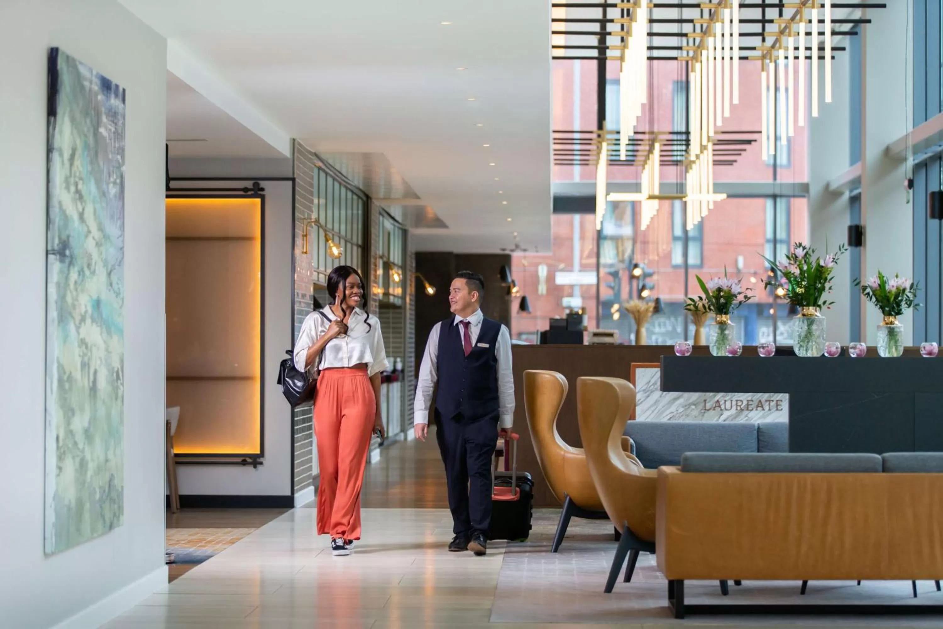 People in Hyatt Regency Manchester