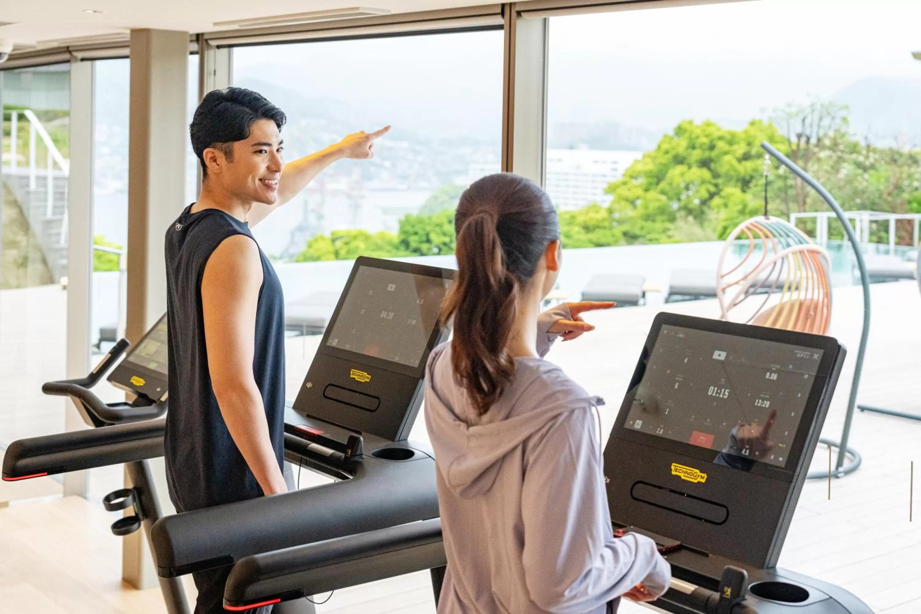 Fitness centre/facilities in Garden Terrace Nagasaki Hotels & Resorts