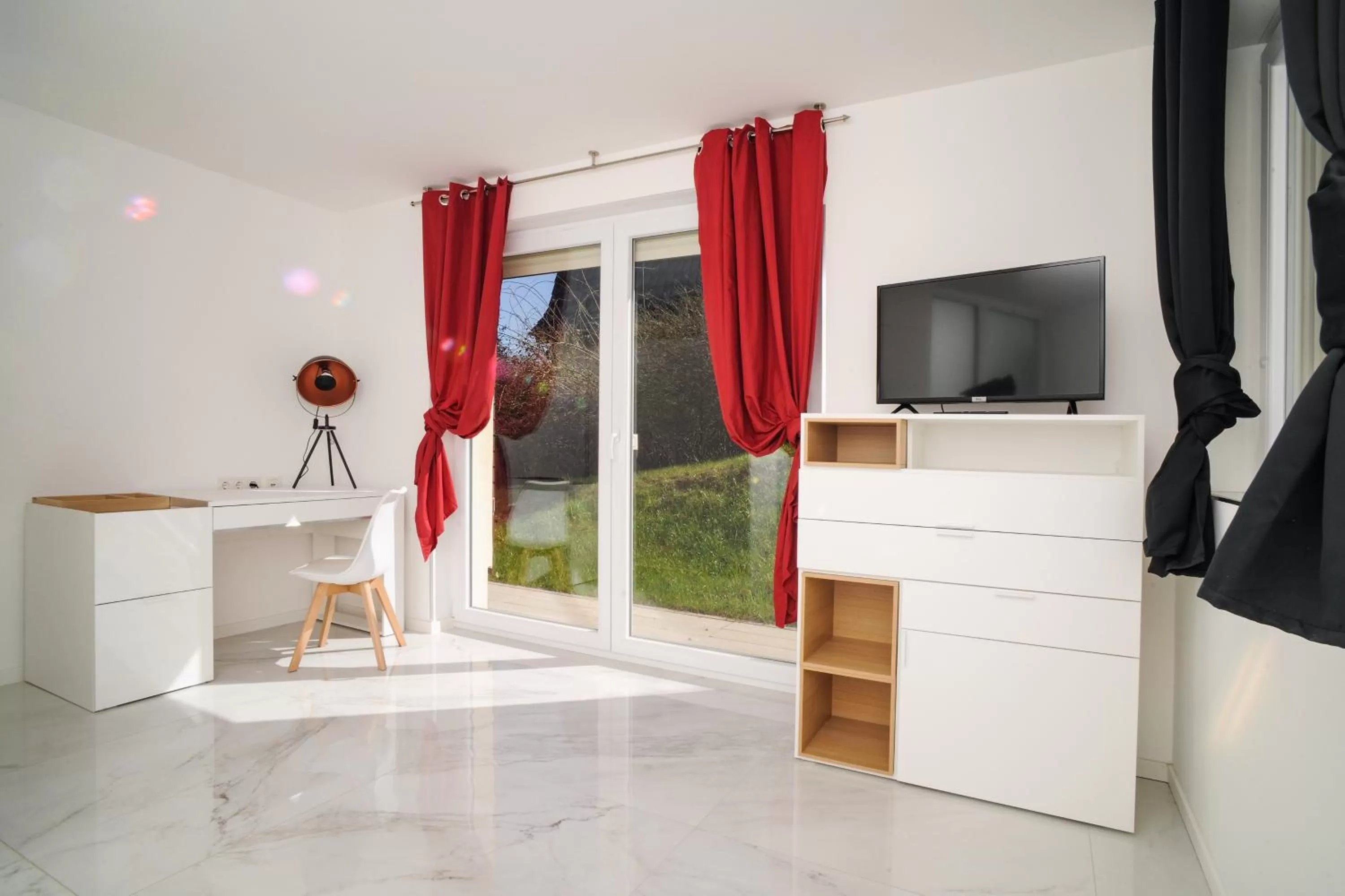 Bedroom, TV/Entertainment Center in Designapartments Sweet Home - Sennhütte 11