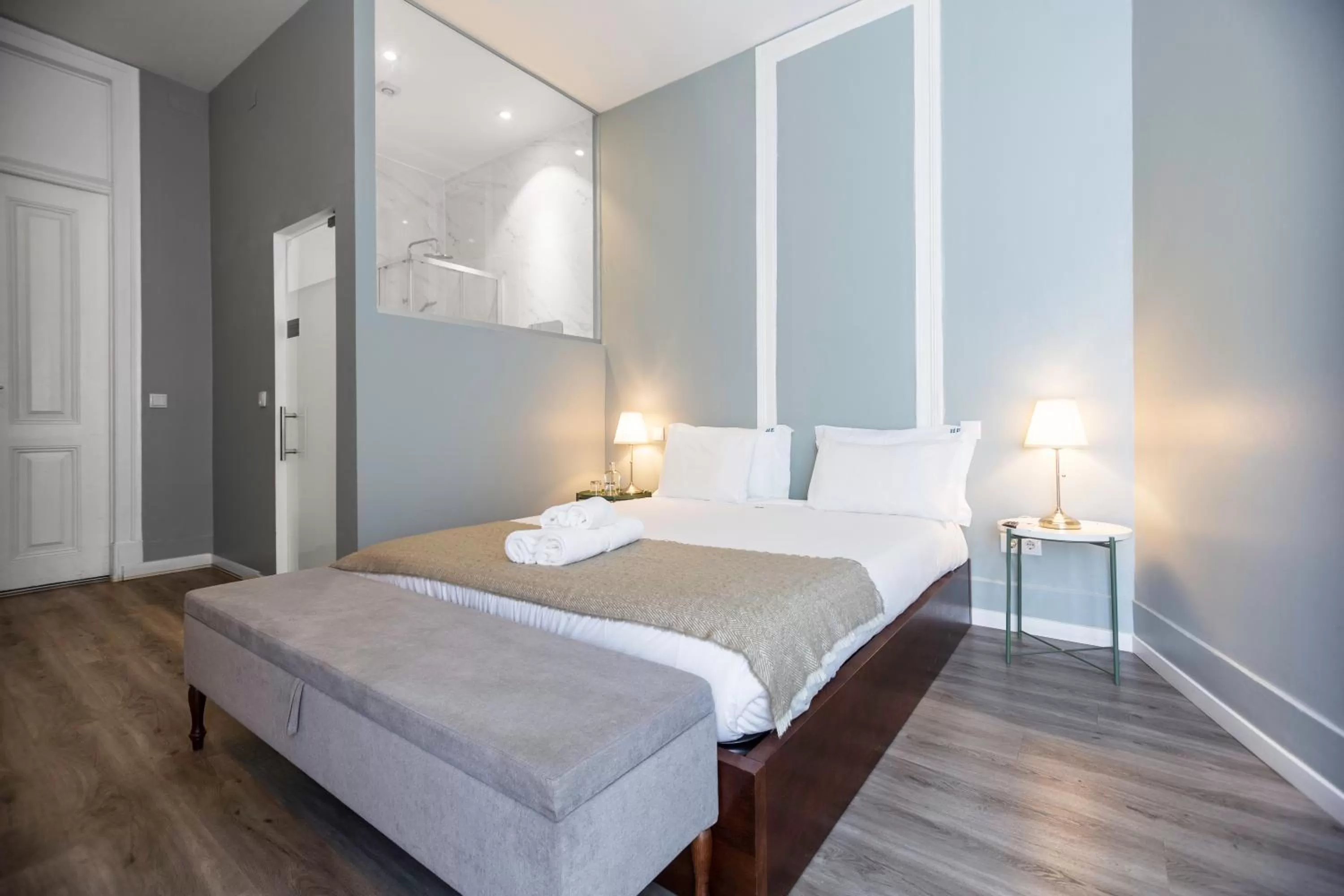 Bedroom, Bed in The Hygge Lisbon Suites - Estrela