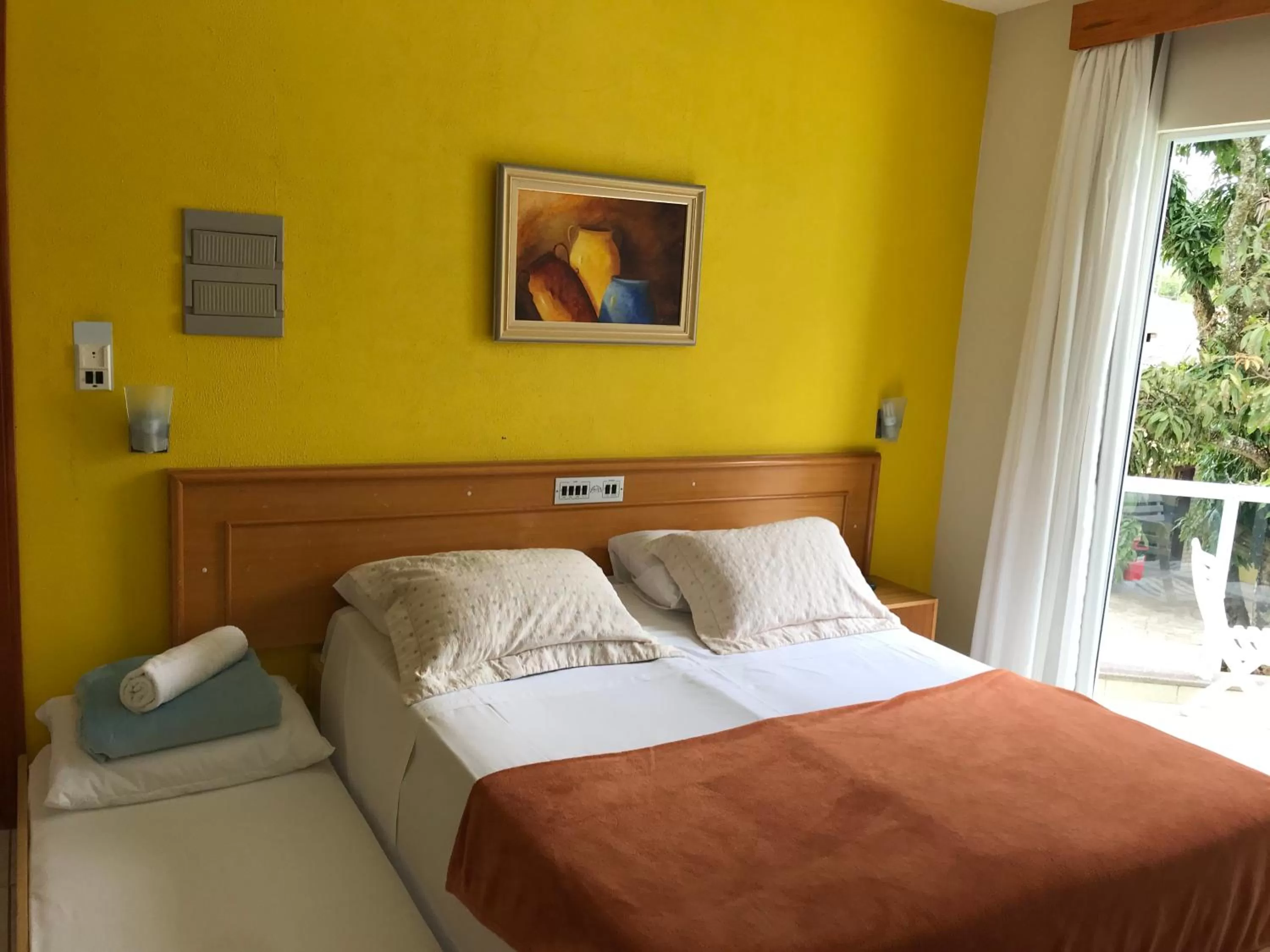 Bed in Pousada Vila Verde