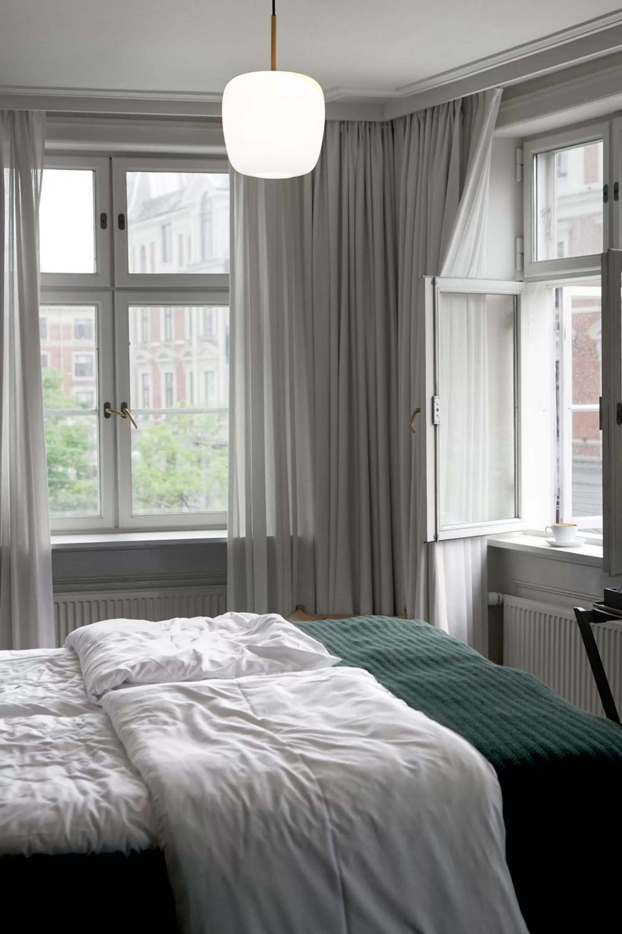 Bed in Hotel Danmark