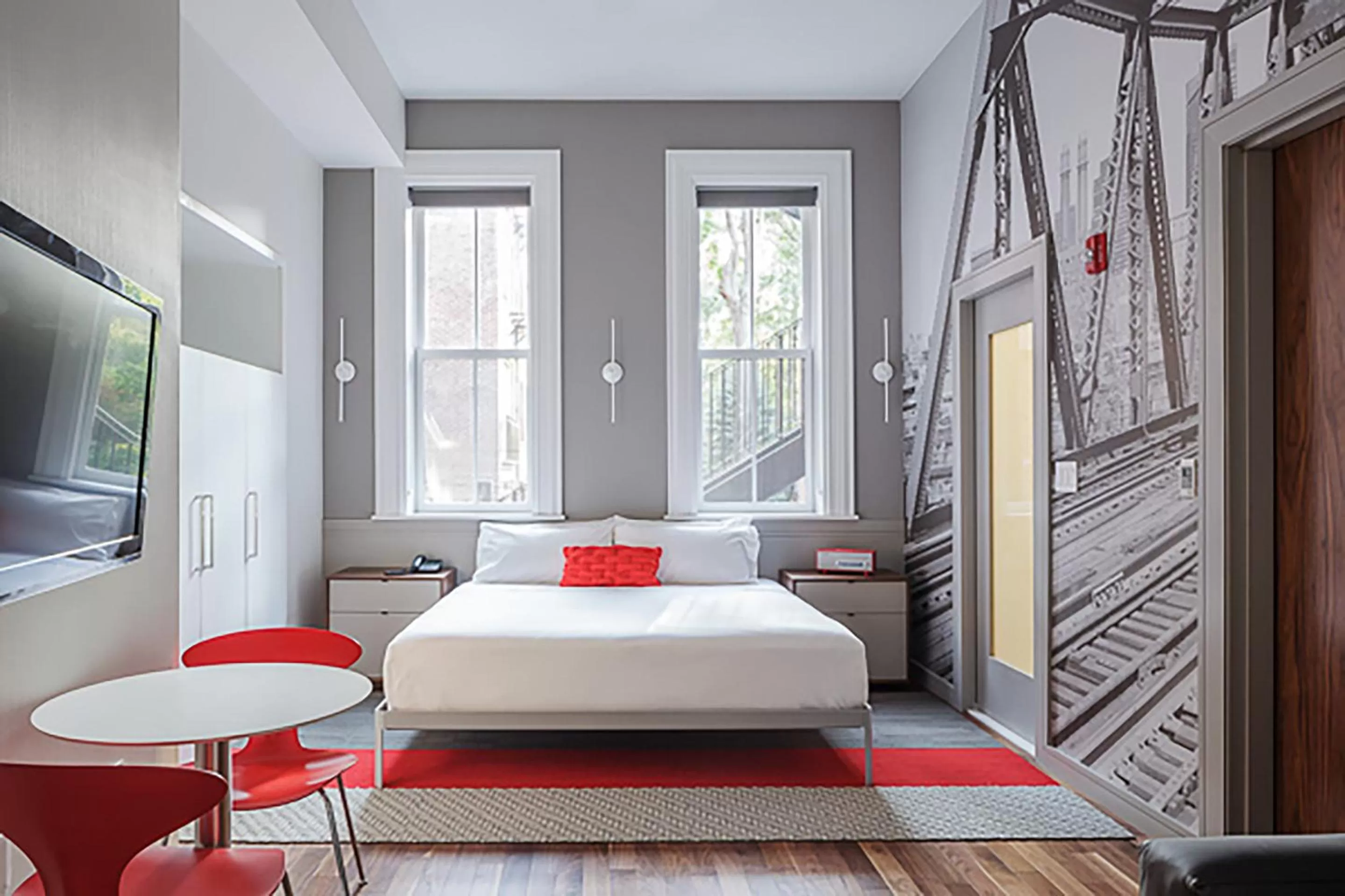 Bedroom, Bed in The Revolution Hotel