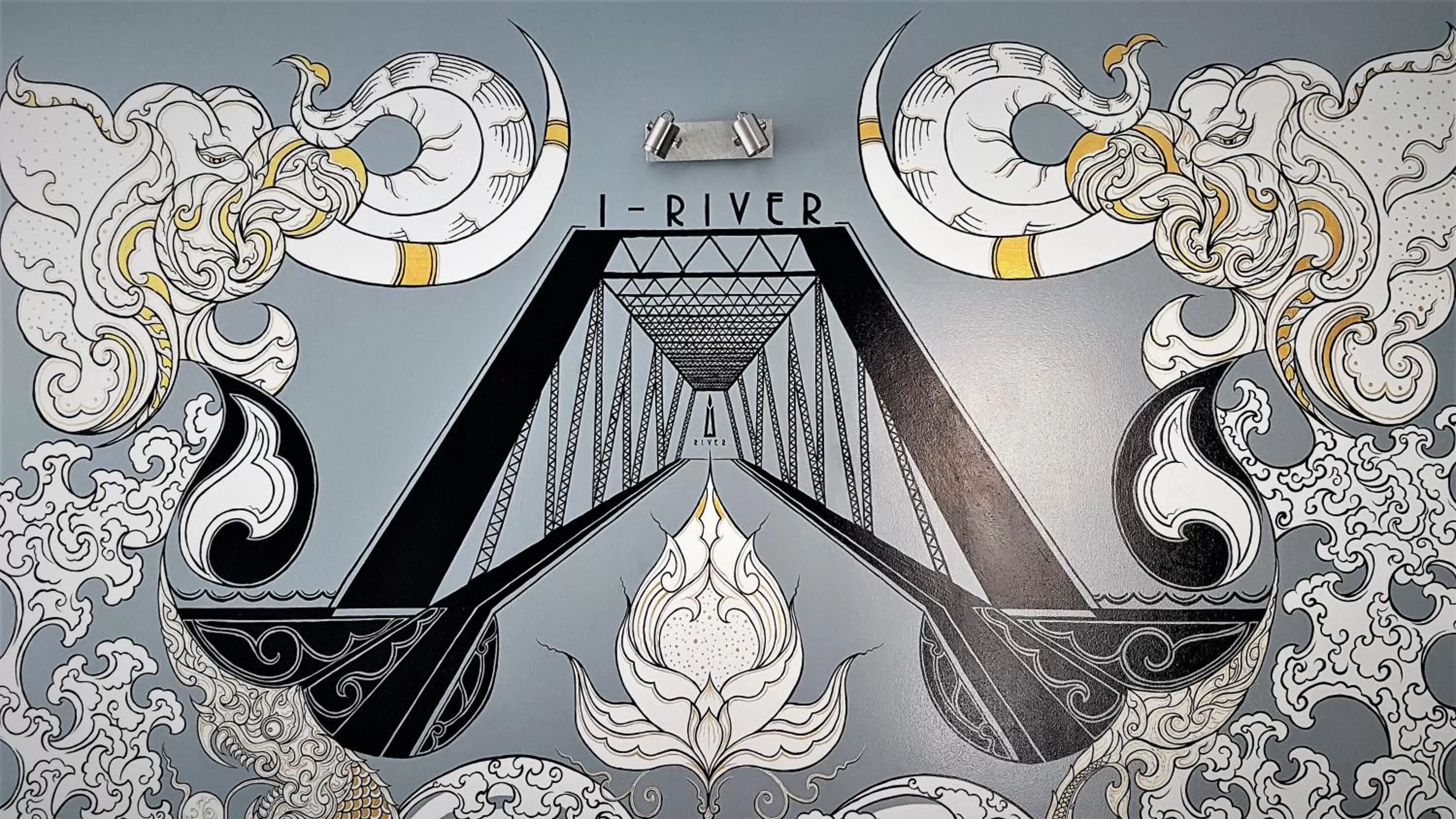 Living room in i-river chiangmai