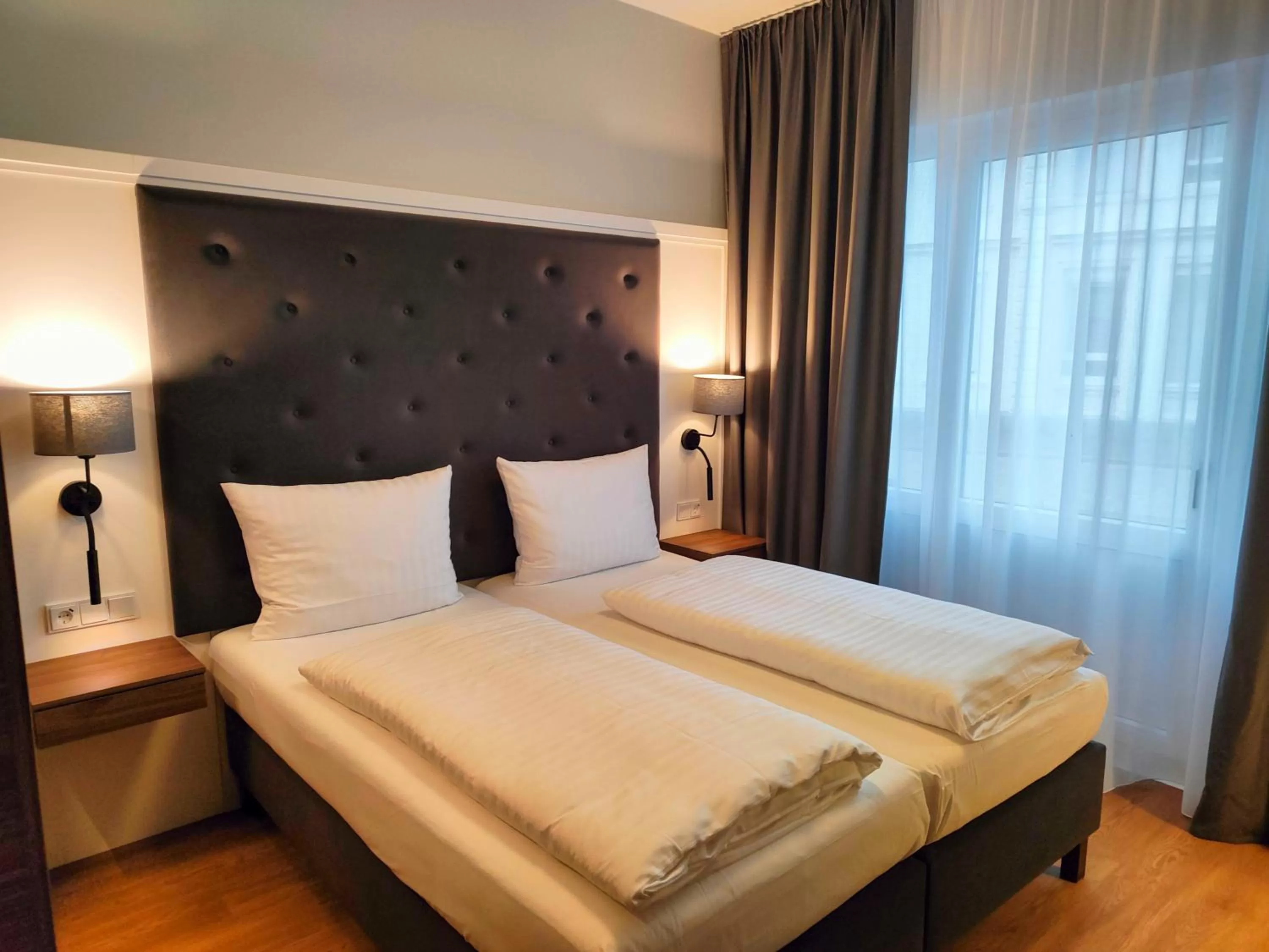 Bed in Signature Hotel Skarv